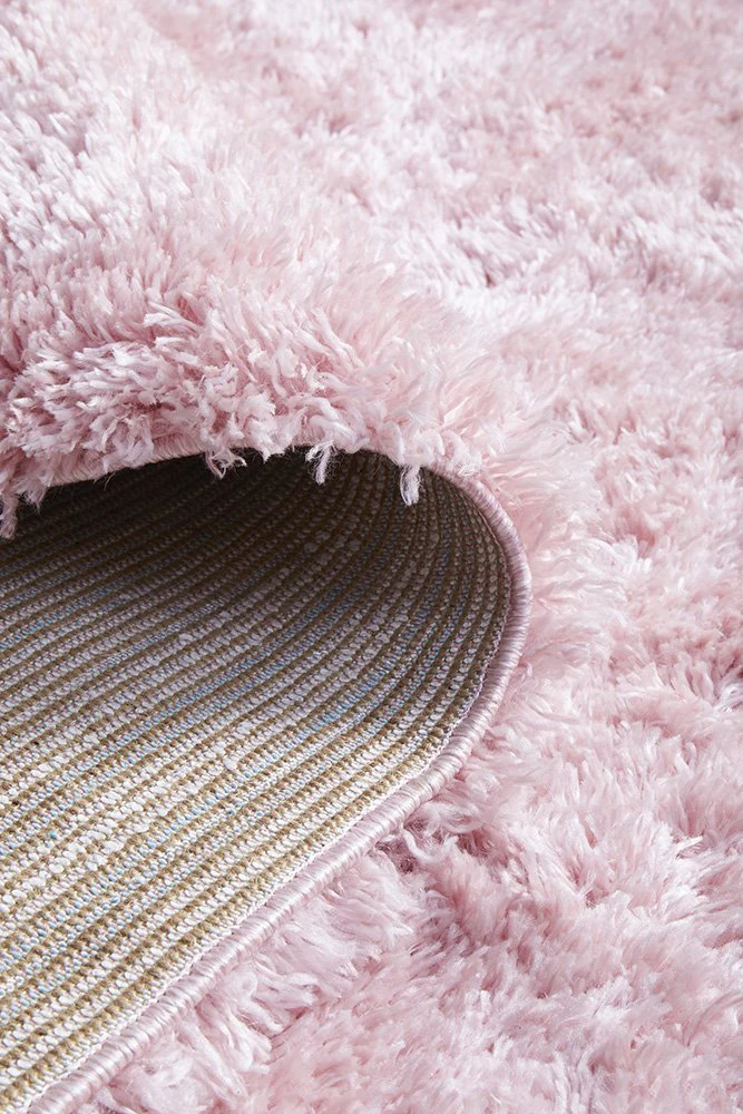 Cardi 150cm x 80cm Shaggy Power Loomed Rug - Pink - Image 8