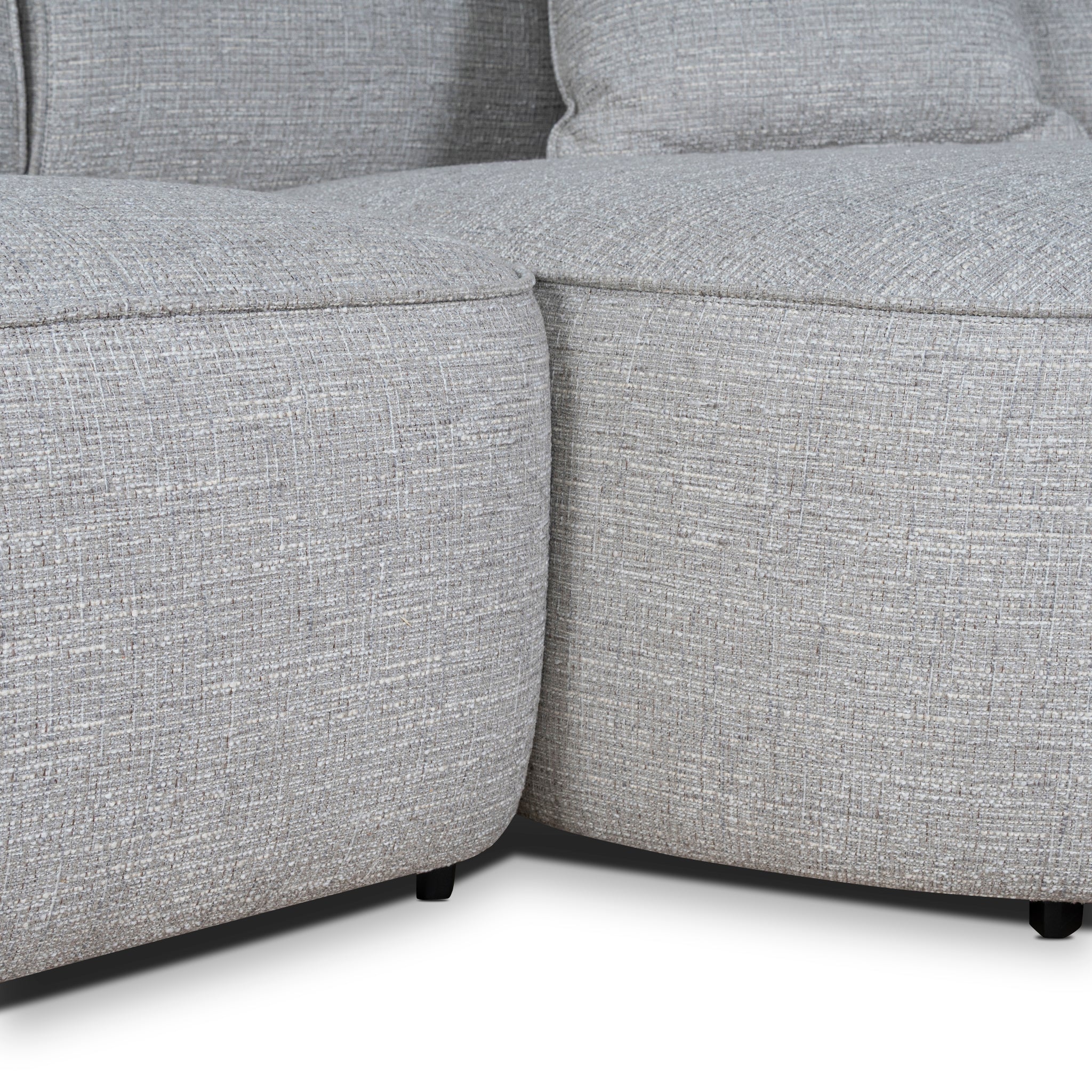 Carina Right Chaise Sofa - Chrome Grey - Image 11