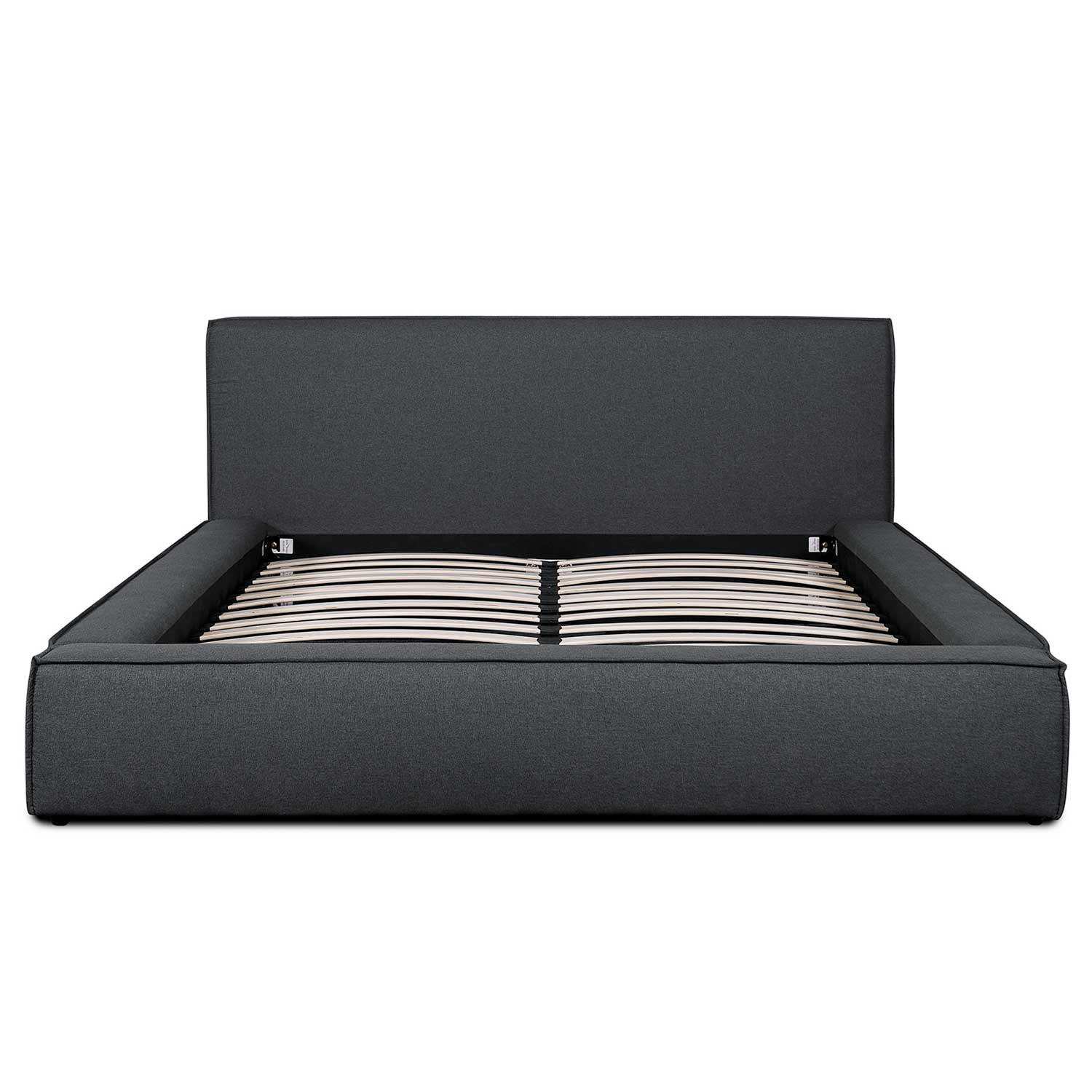 Castillo Fabric Queen Bed Frame - Fossil Grey - Image 2