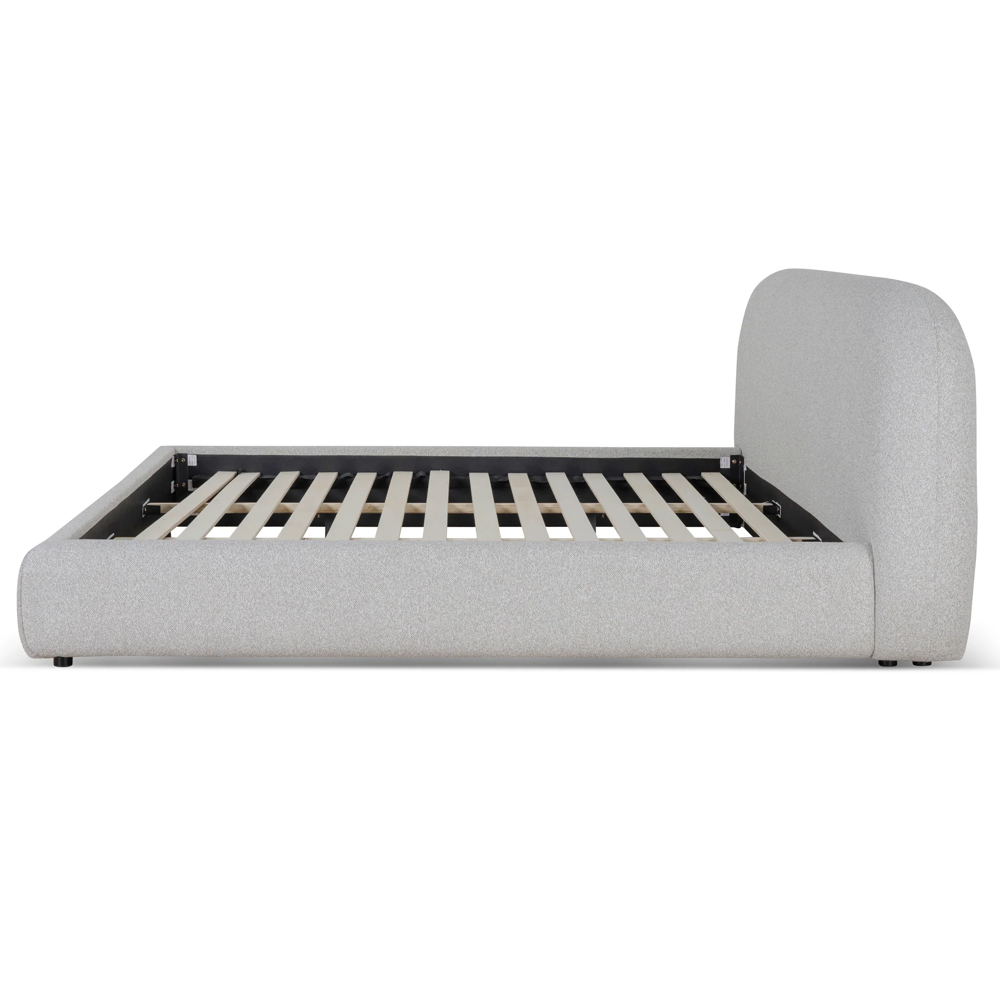Cedar King Bed Frame - Clay Grey - Image 5