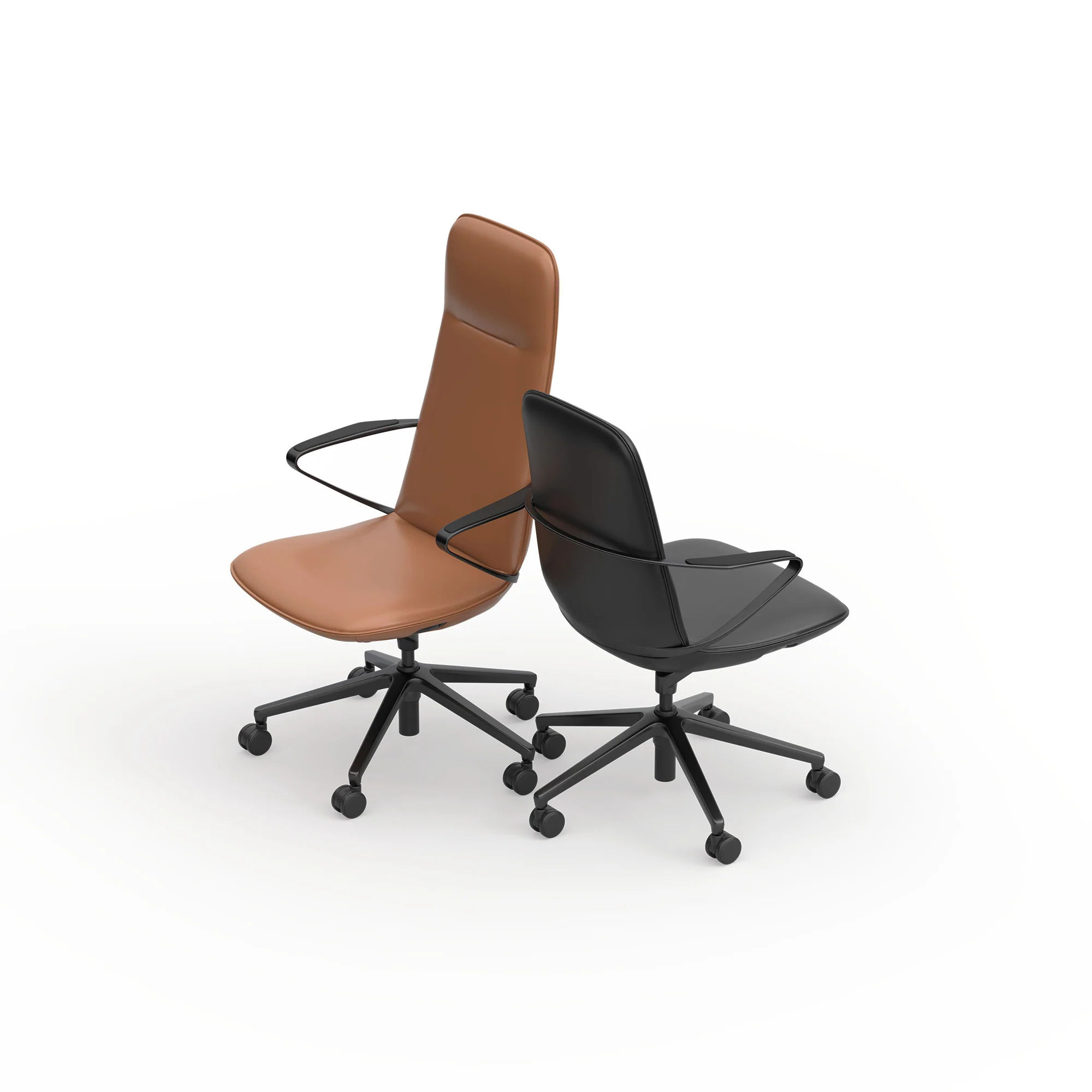 Celebi Leather Office Chair - Image 5