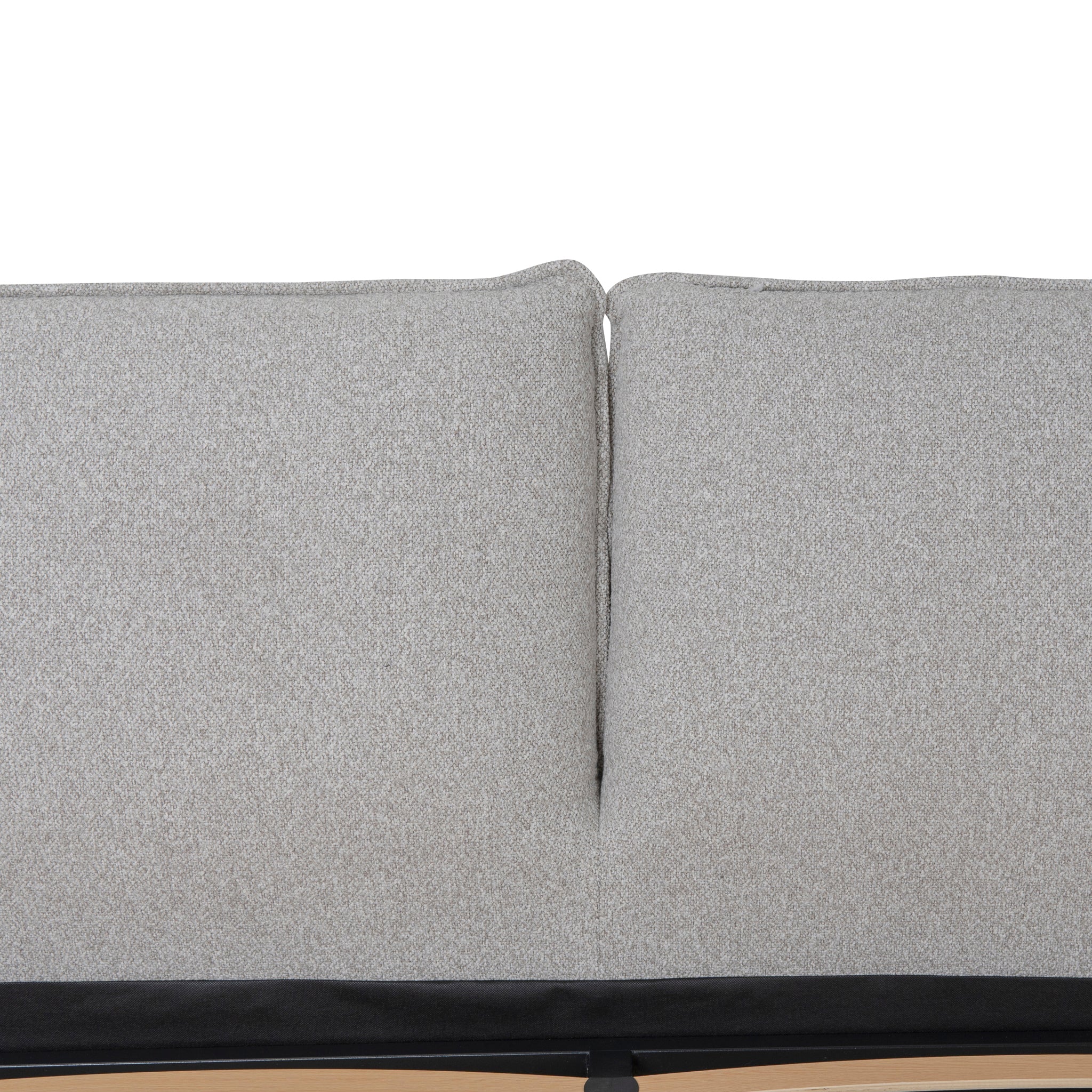 Celeste Fabric King Bed Frame - Clay Grey - Image 9