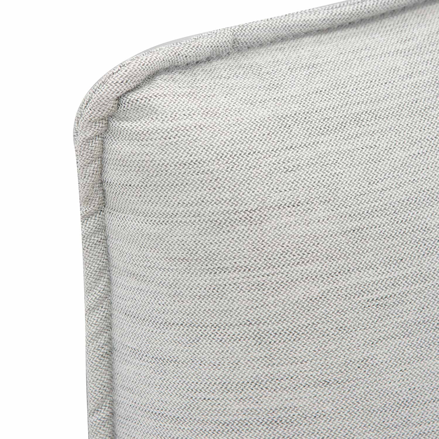 Celeste Fabric King Bed - Pearl Grey - Image 9