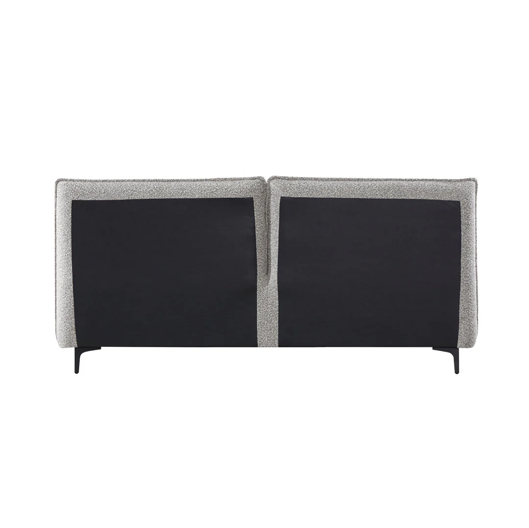 Celeste Fabric Queen Bed Frame - Olive Brown Boucle - Image 15