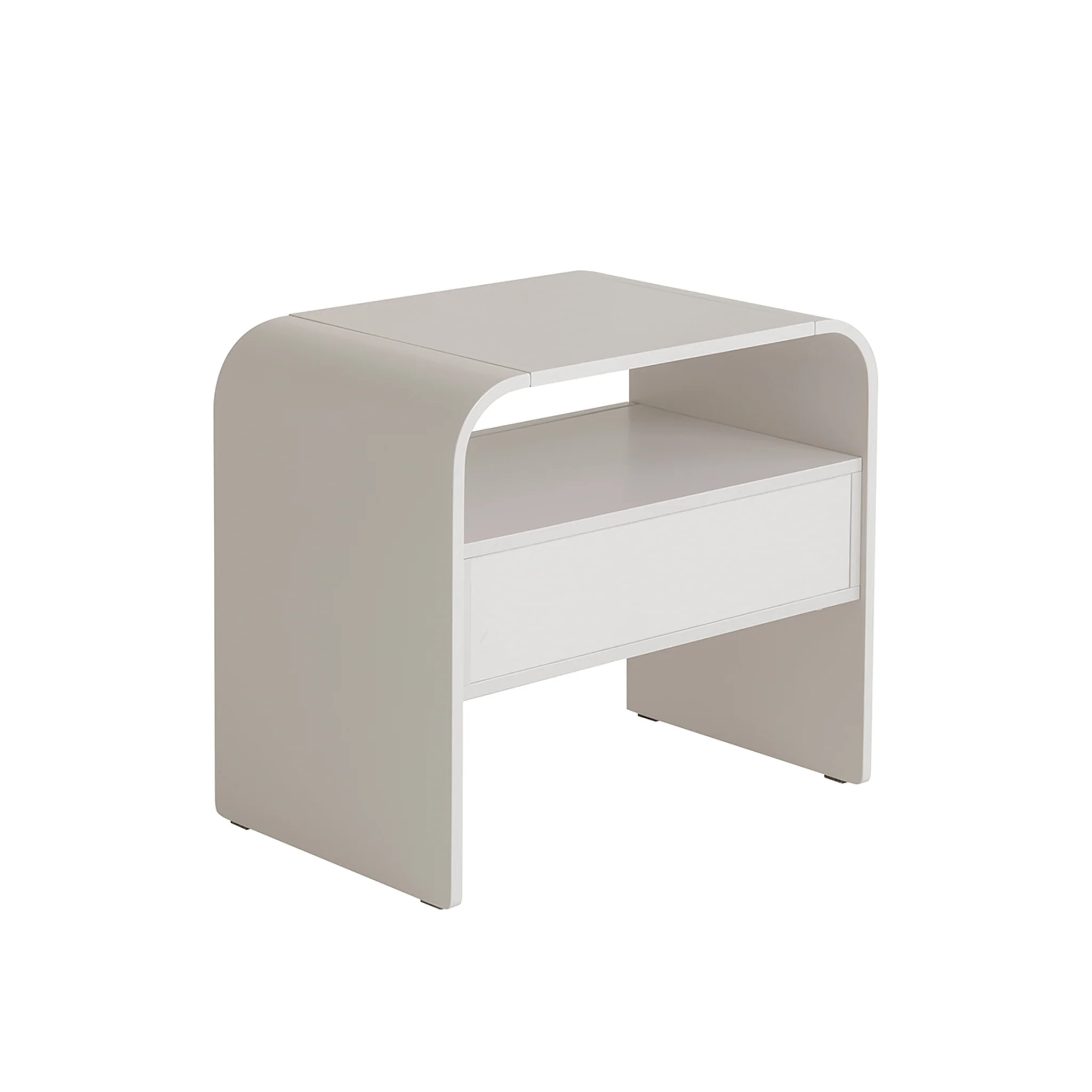 Chroma Bedside Table - Warm Grey - Image 3