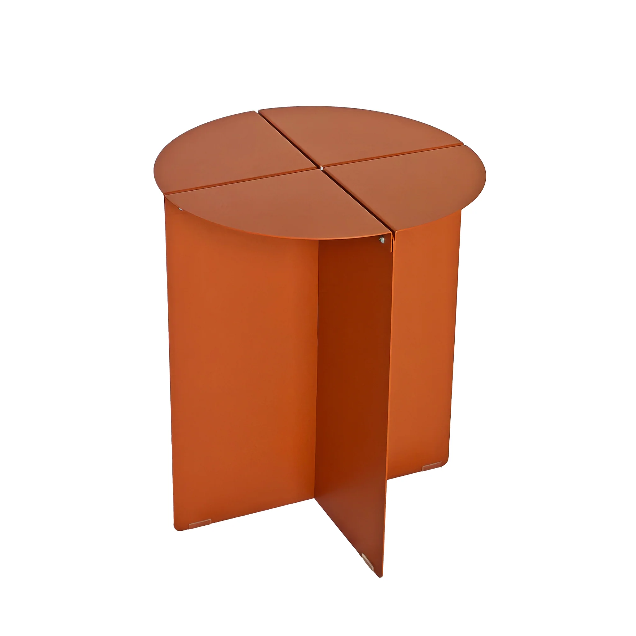 Cintara 38cm Round Side Table - Terracotta - Image 2