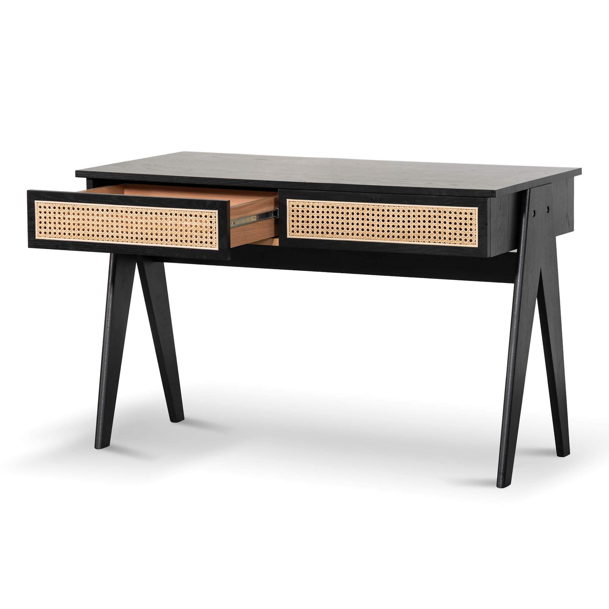 Cisneros 1.2m Home Office Desk - Black - Image 5