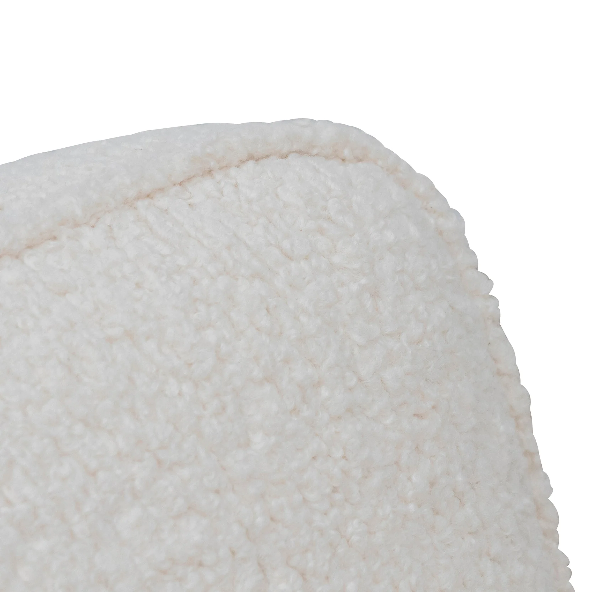 Latasha Armchair - Ivory White Sherpa - Image 10