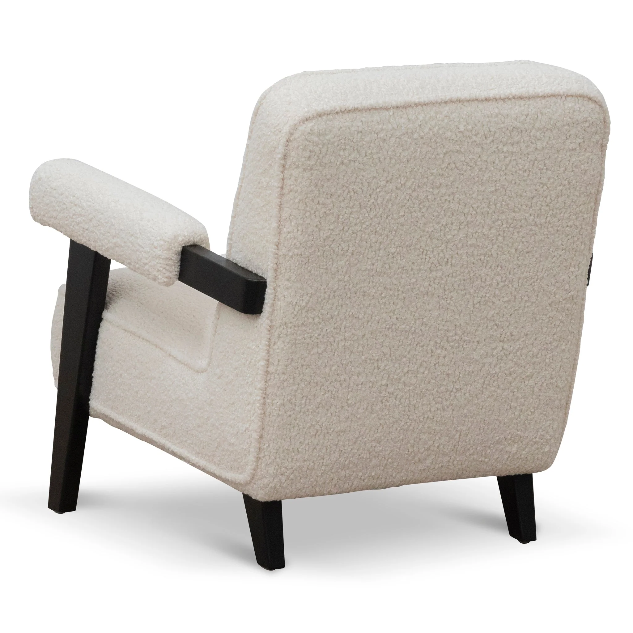 Latasha Armchair - Ivory White Sherpa - Image 5