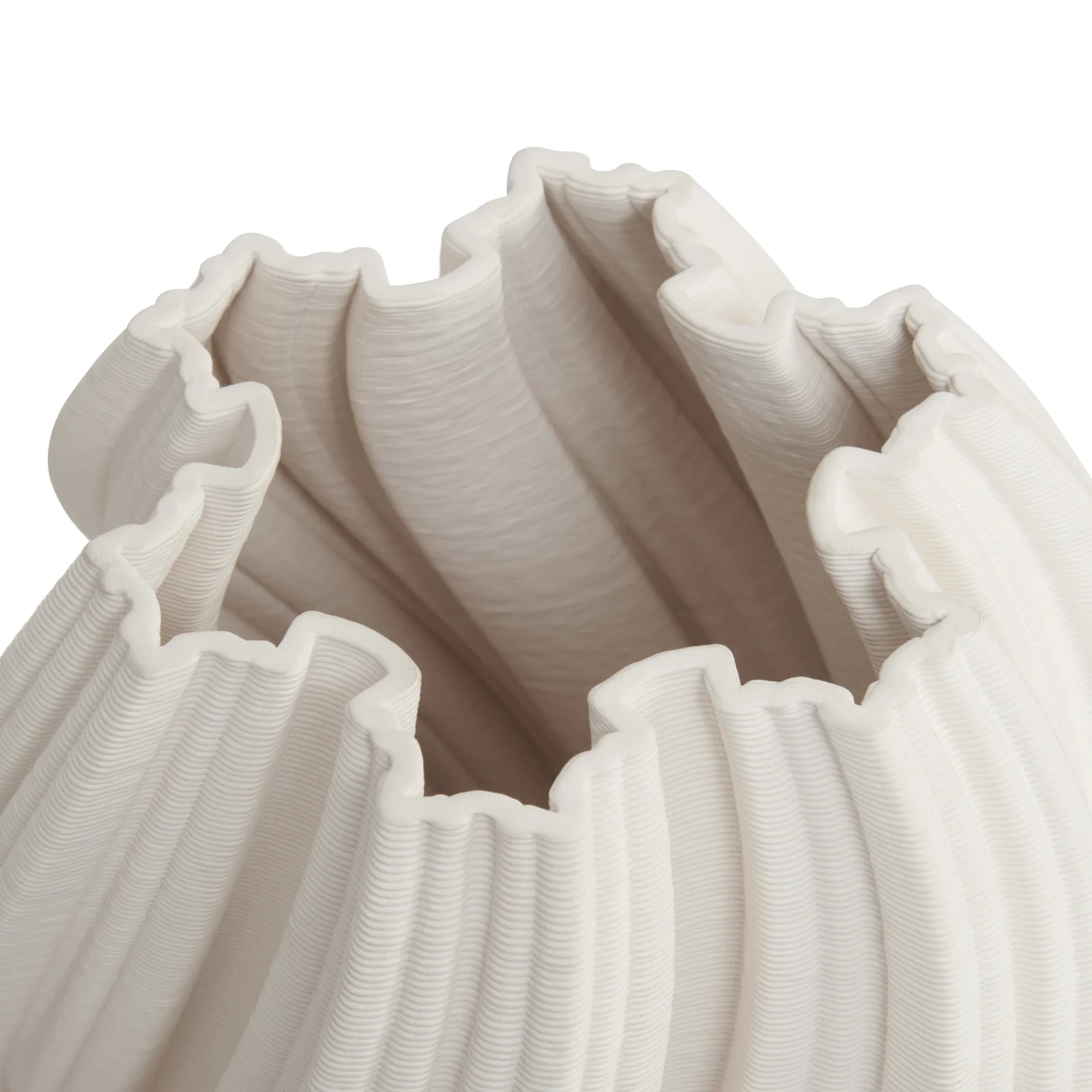 Cleous 21cm Vase - White - Image 2