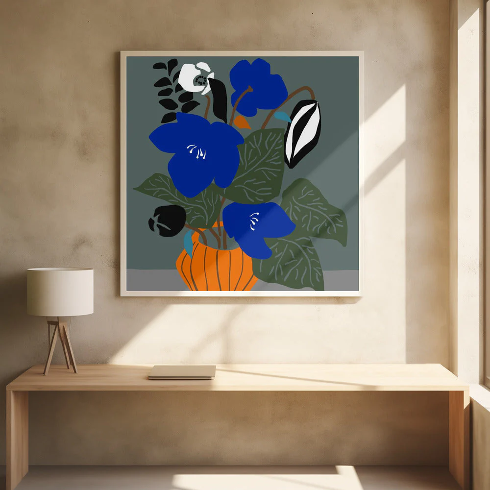 Cobalt Botanic, By Ophelia Pang - Image 6