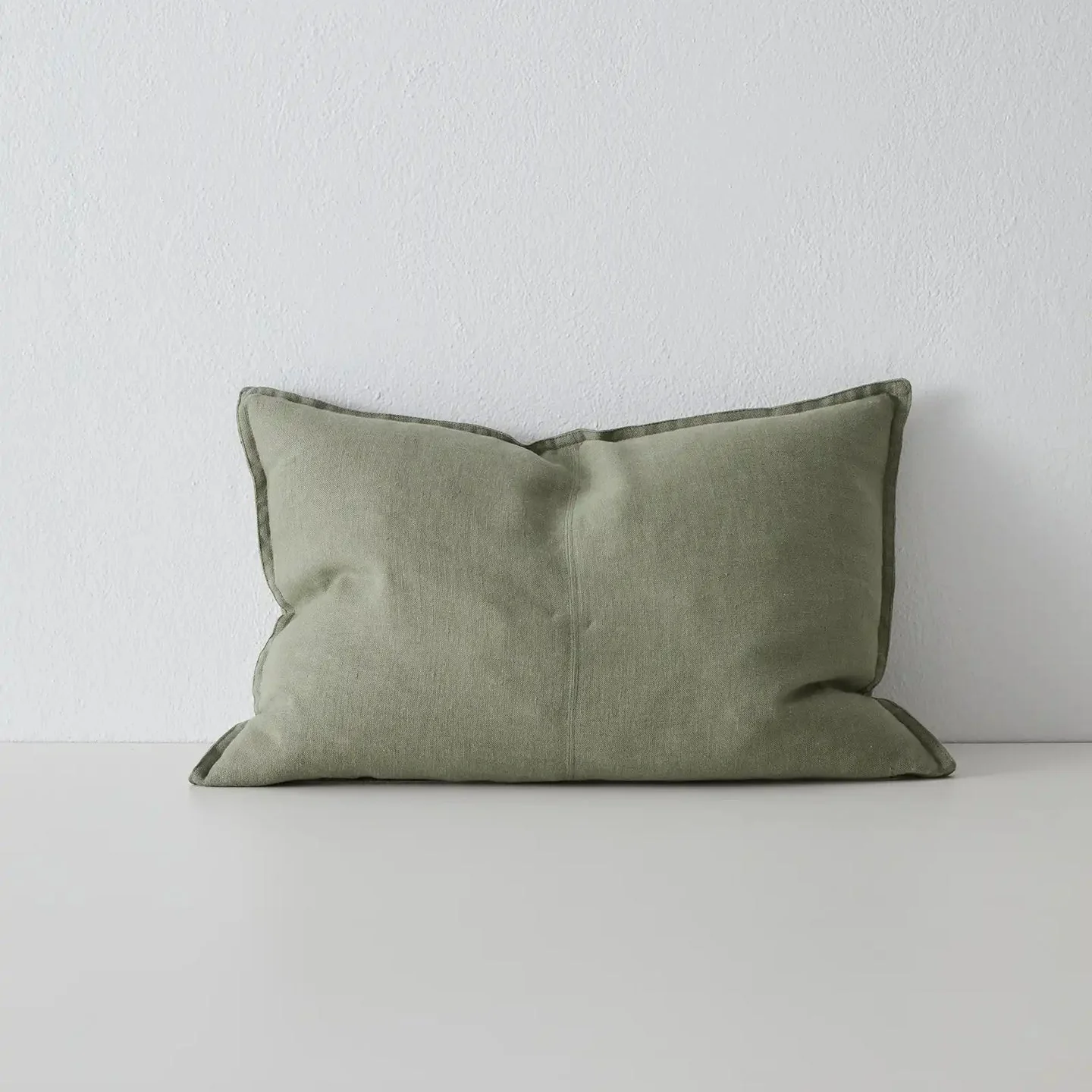 Como Linen Stonewashed Vintage Look Lumbar Cushion - Image 8