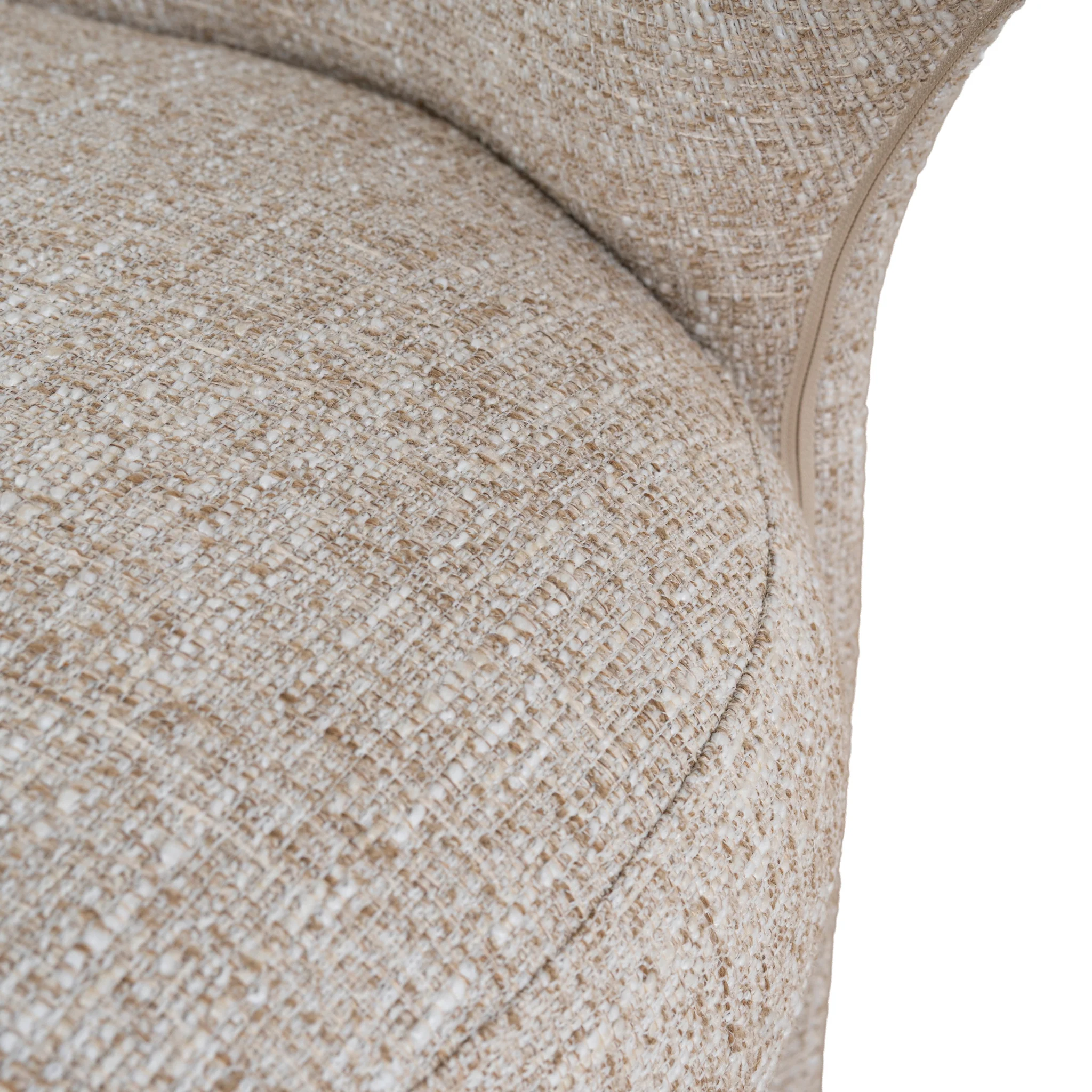 Cory Fabric Dining Chair - Pale Beige - Image 11