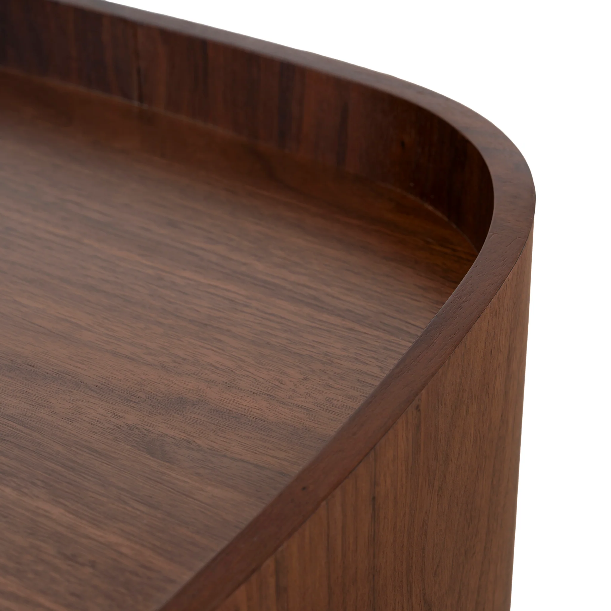 Cube Bedside Table - Walnut - Image 12
