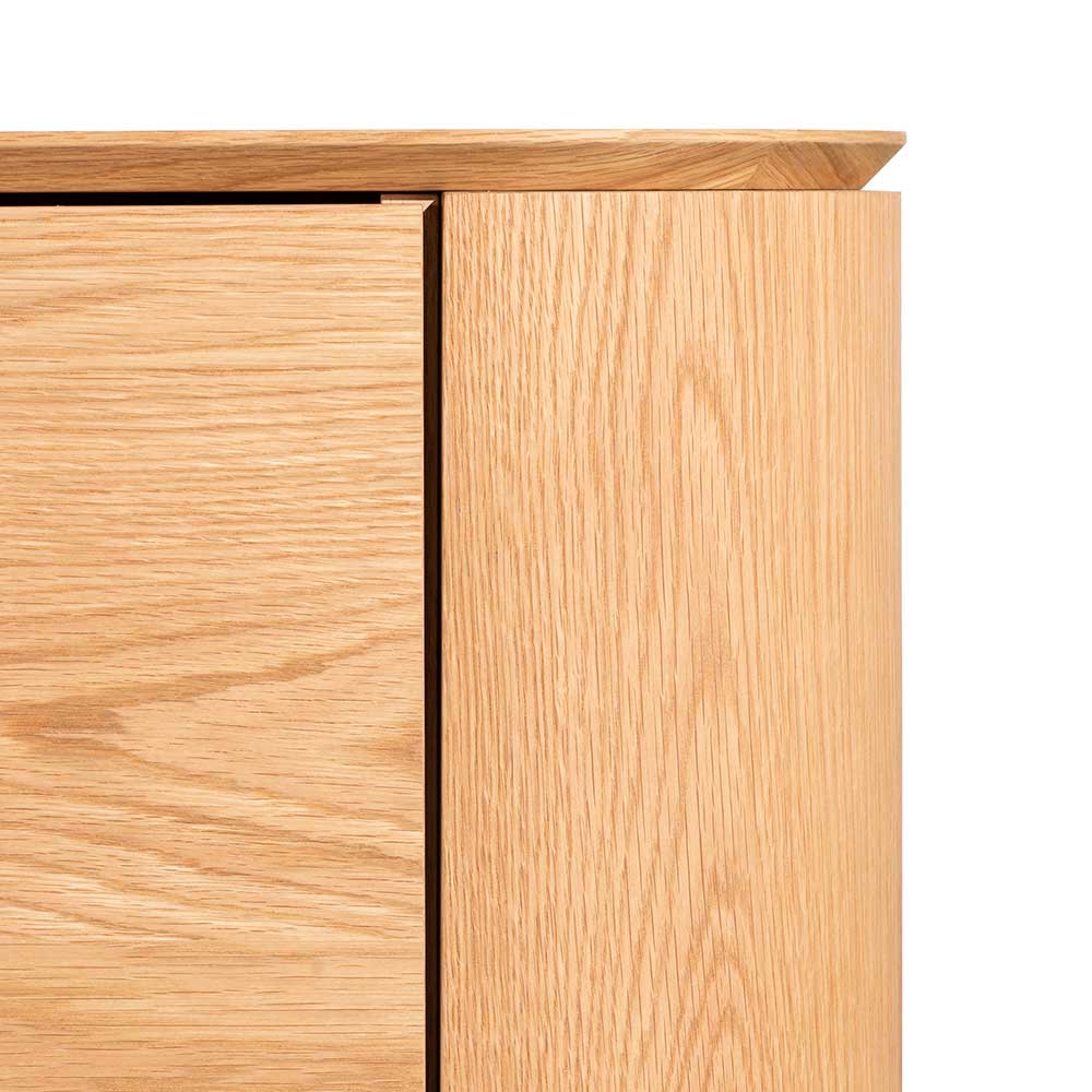 Curve 2.4 TV Entertainment Unit - Natural Oak - Image 13