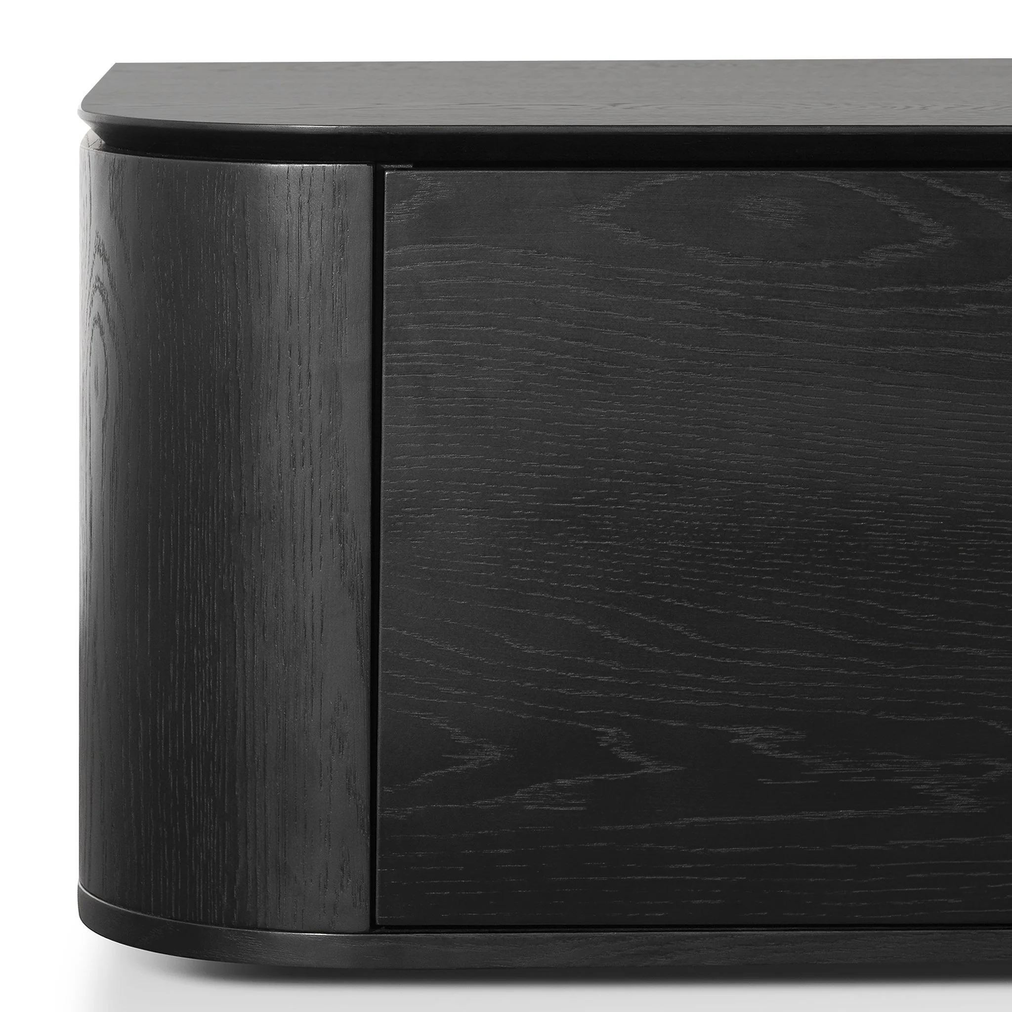 Curve 2.4m TV Entertainment Unit - Black Oak - Image 7
