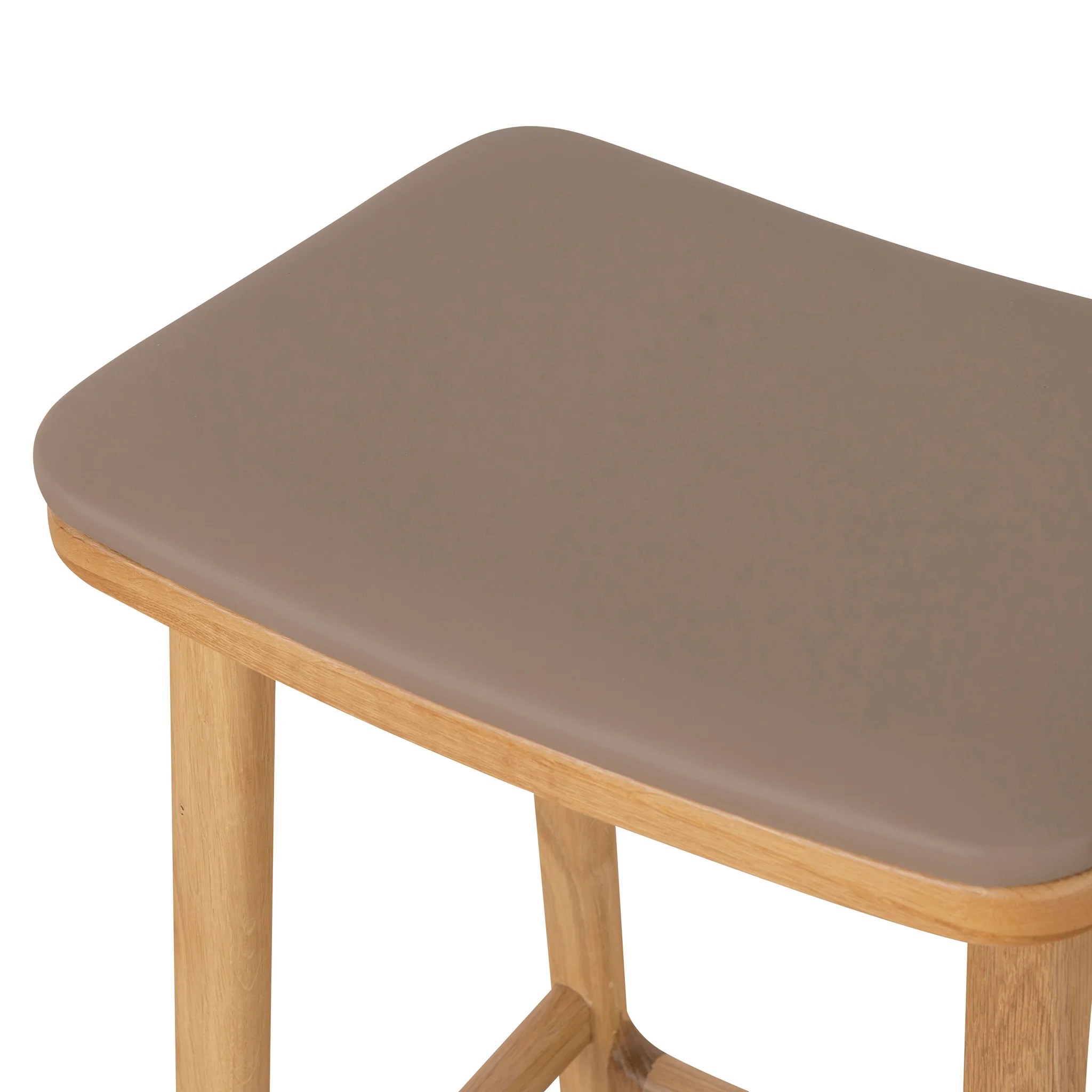 Cyprus 67cm Natural Bar Stool - Mocha Brown - Image 12