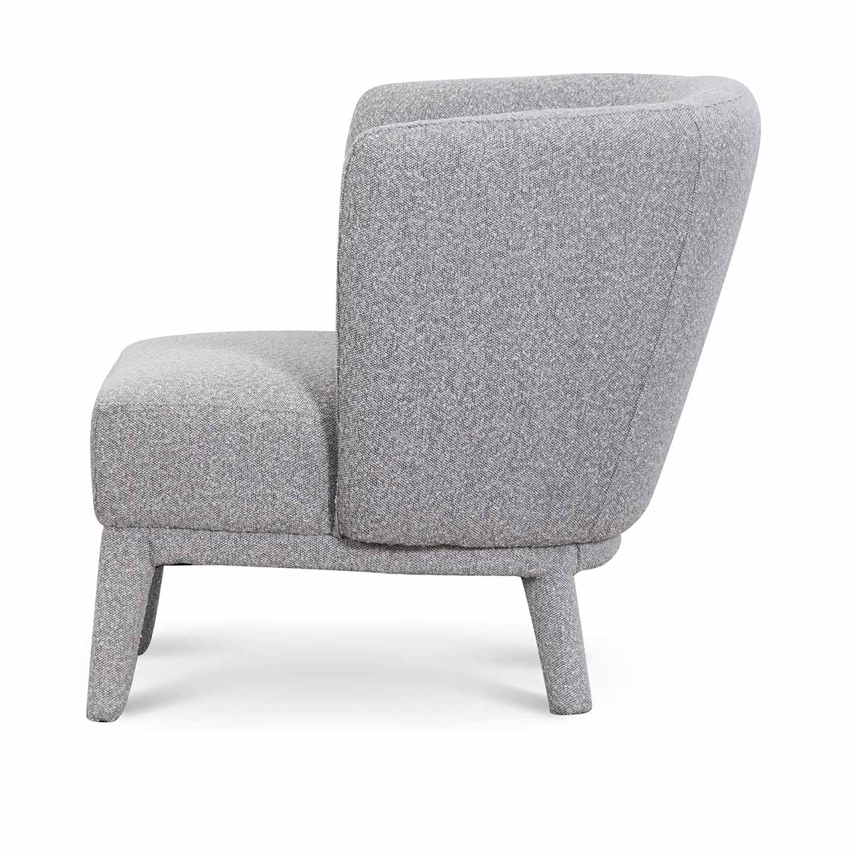Daley Armchair - Ash Grey Boucle - Image 4