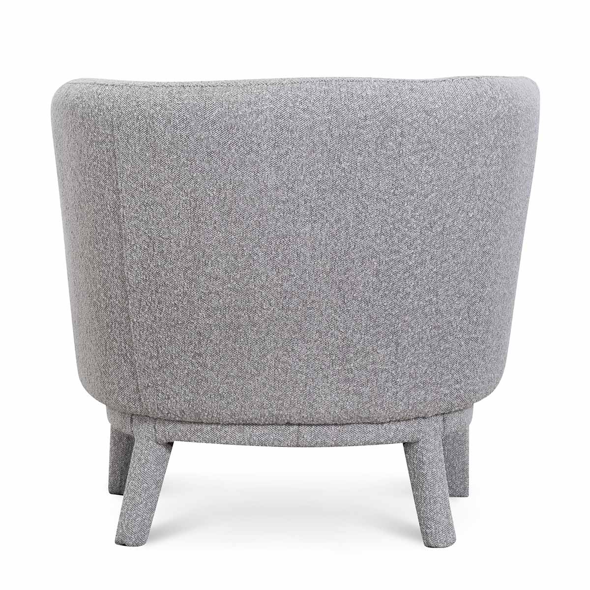 Daley Armchair - Ash Grey Boucle - Image 6