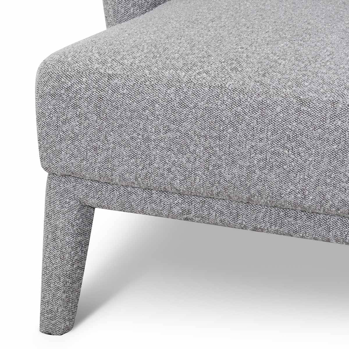 Daley Armchair - Ash Grey Boucle - Image 7