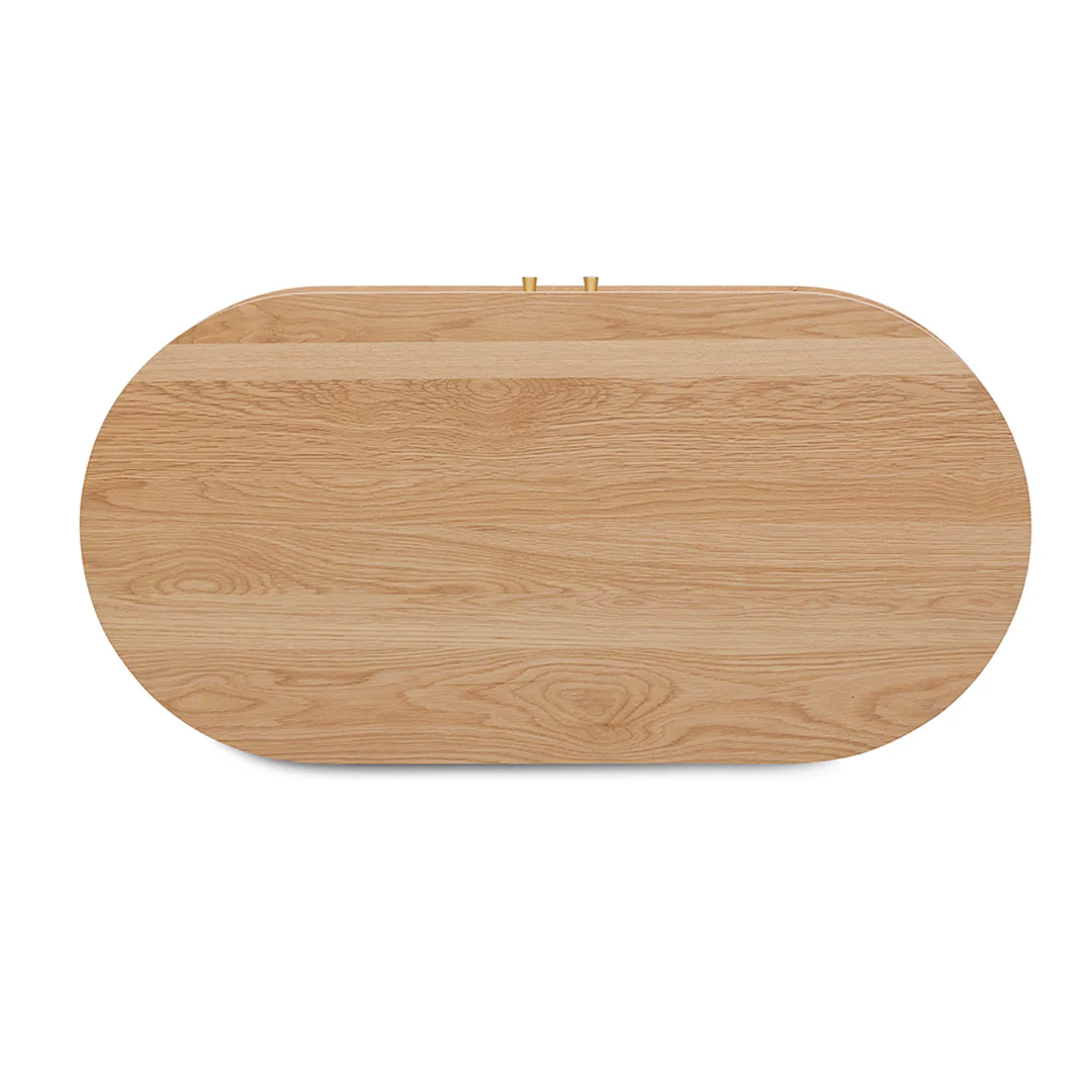 Dania 1.2m Home Office Desk - Natural - Image 7