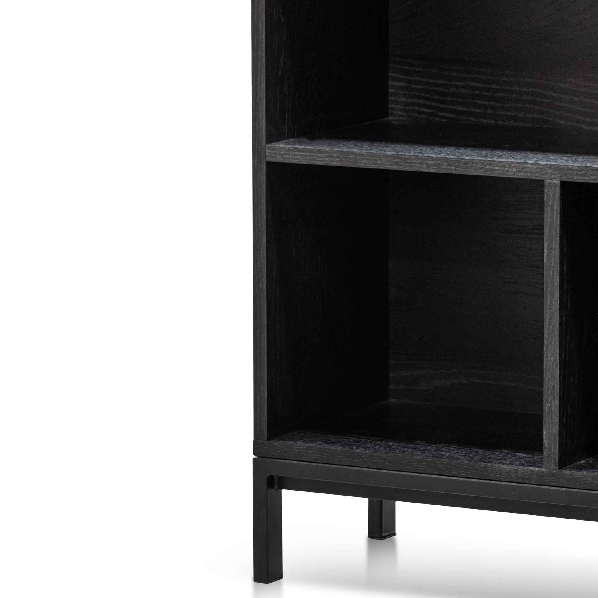 Deakin Wooden Bookcase - Black - Image 7