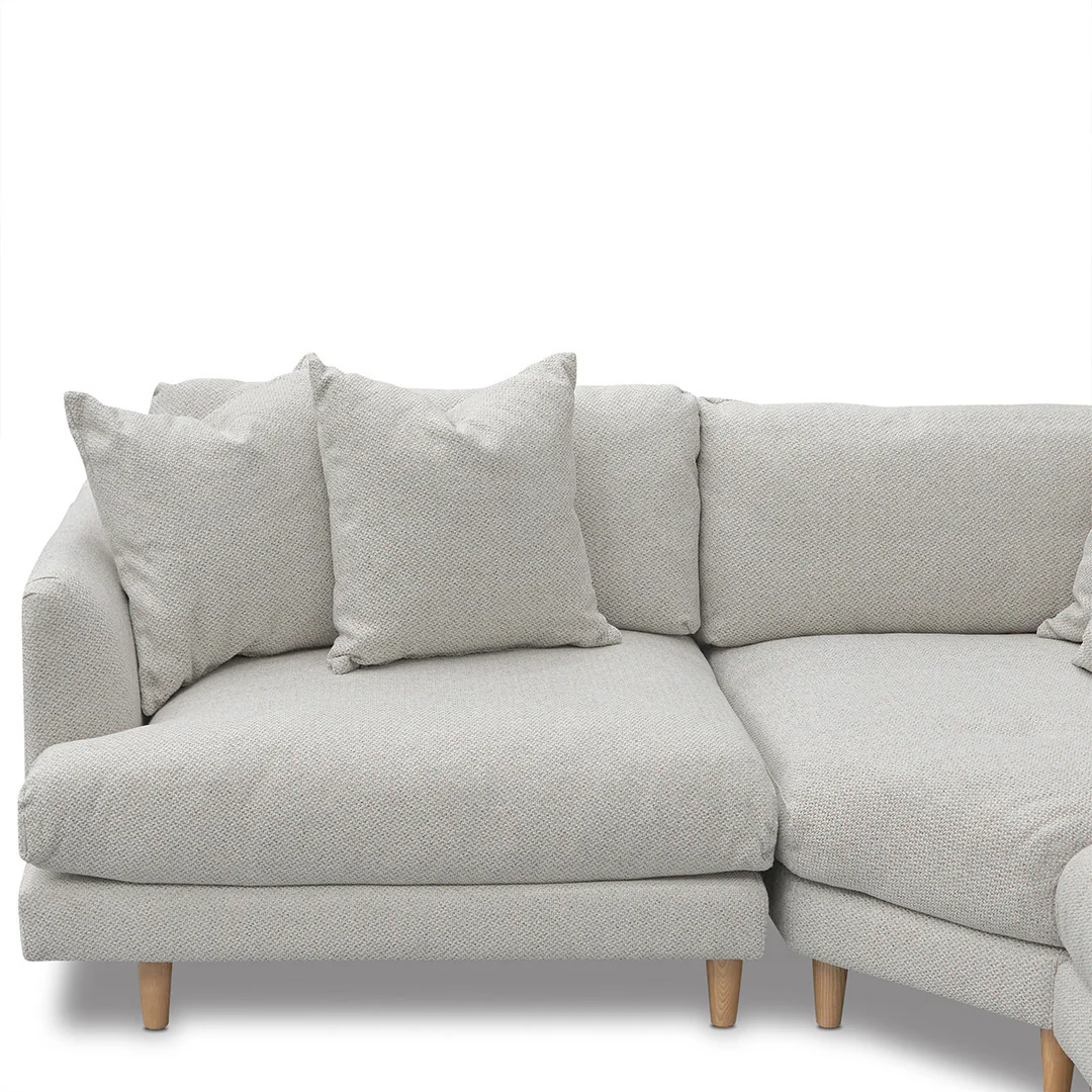 Della Left Return Modular Sofa - Sterling Sand - Last One - Image 5