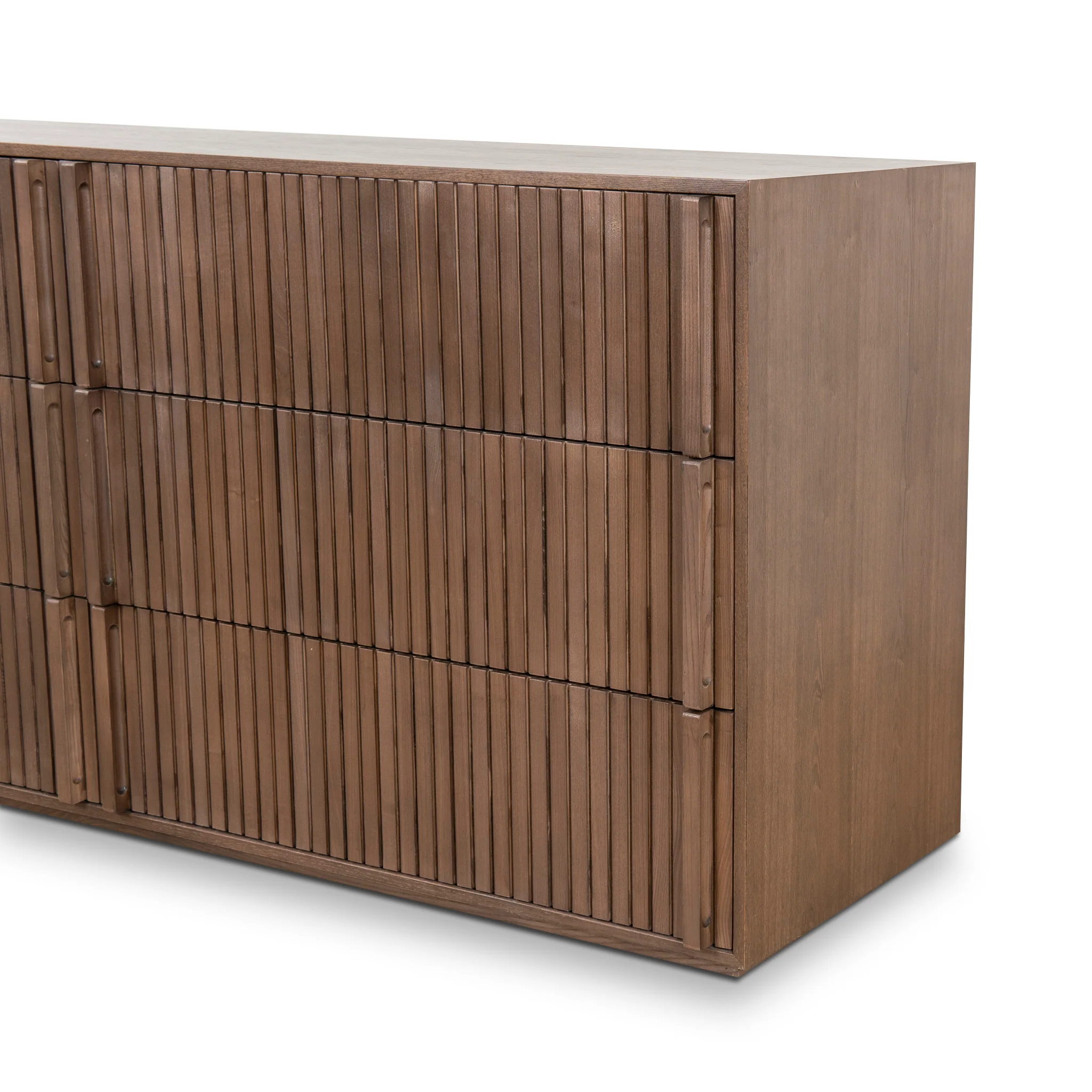 Despina 6 Drawer Wooden Chest - Walnut - Image 8