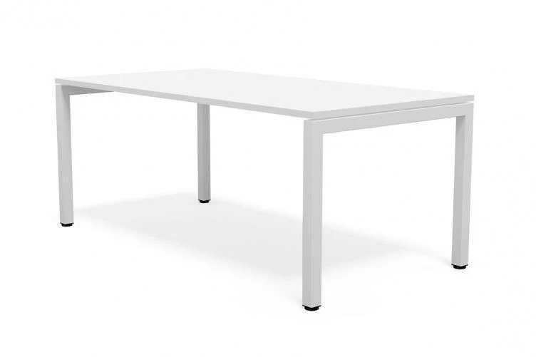 Detroit 1.8m Custom Made Office Table - White Legs
