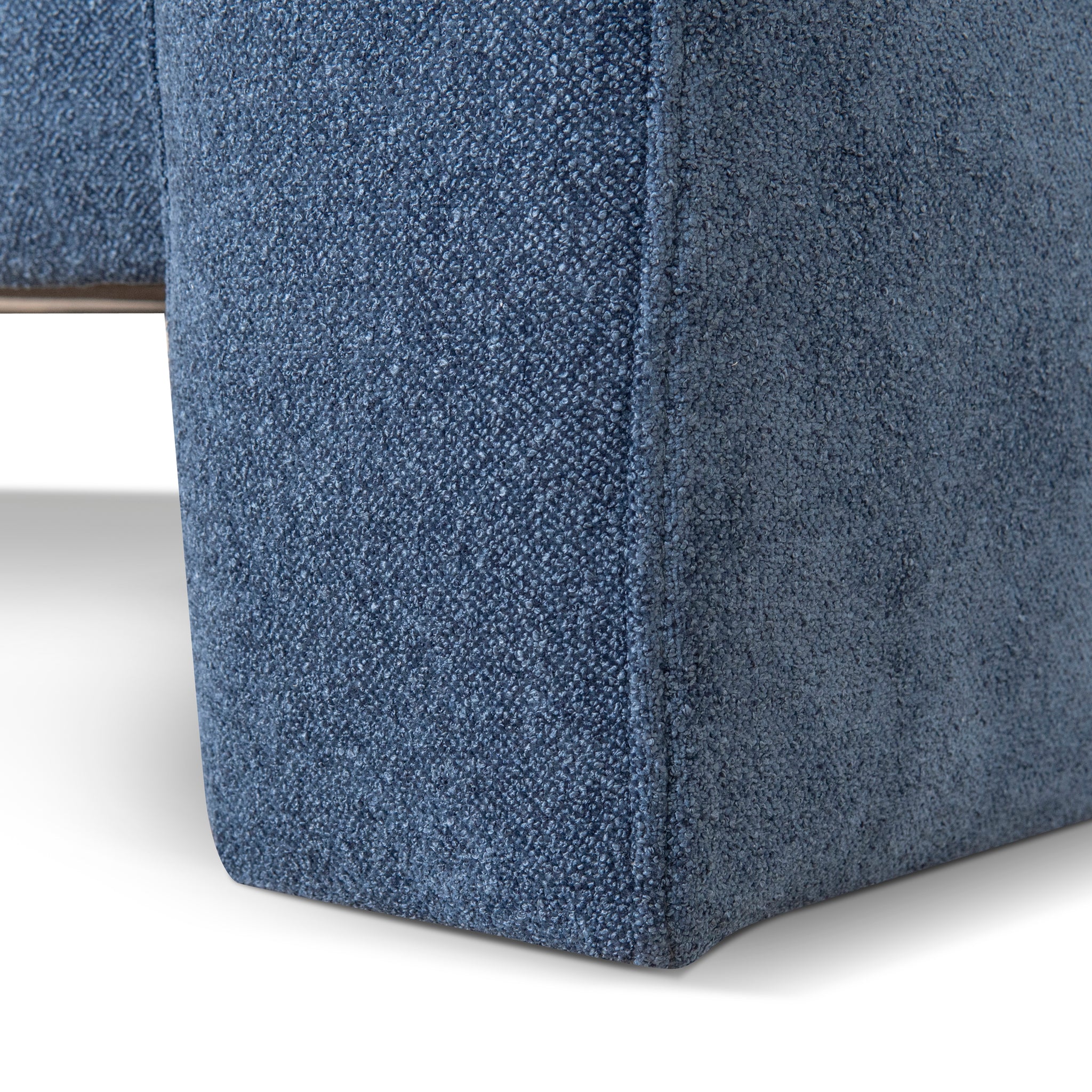 Dilipa 2 Seater Fabric Sofa - Navy Blue - Image 11
