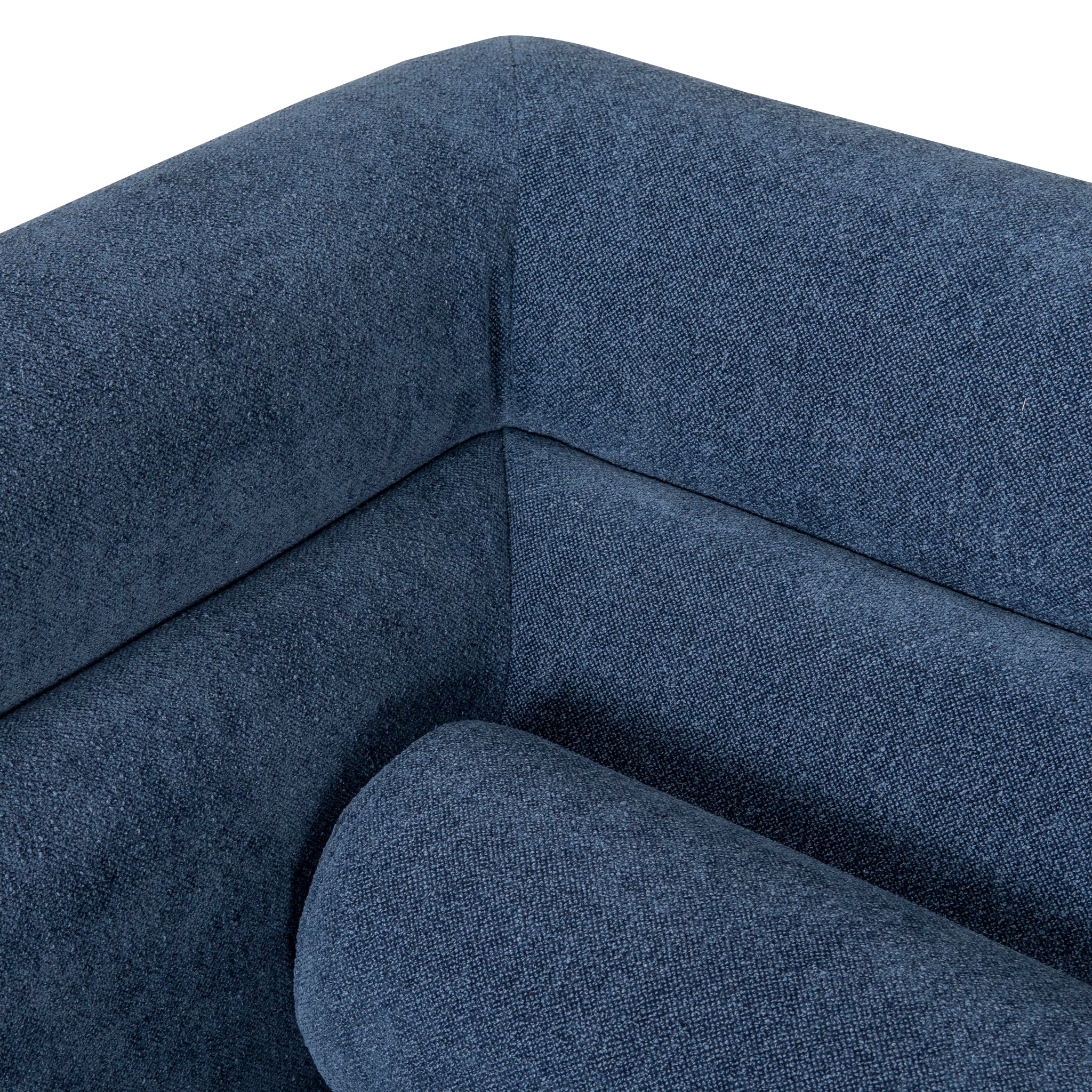 Dilipa Fabric Armchair - Navy Blue - Image 11