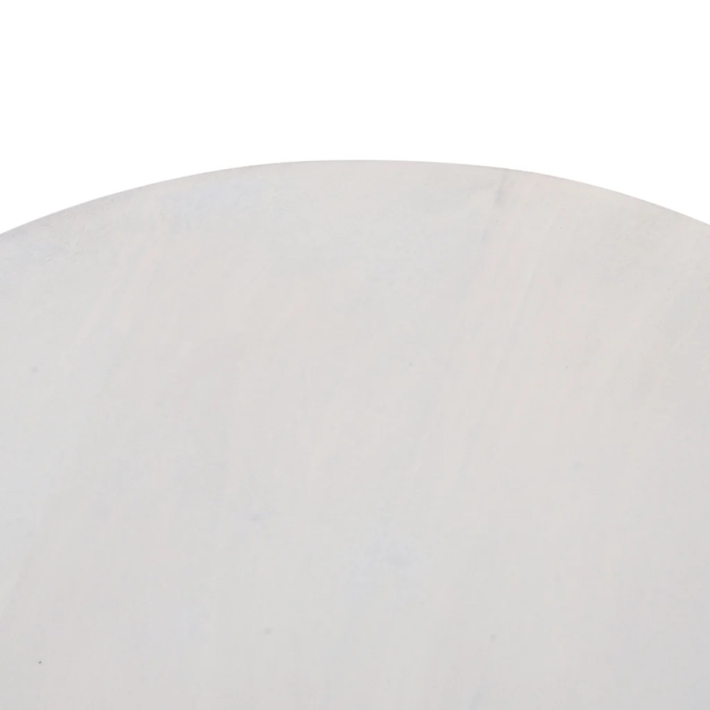 Dima 38cm Round Side Table - Cafe White - Image 6