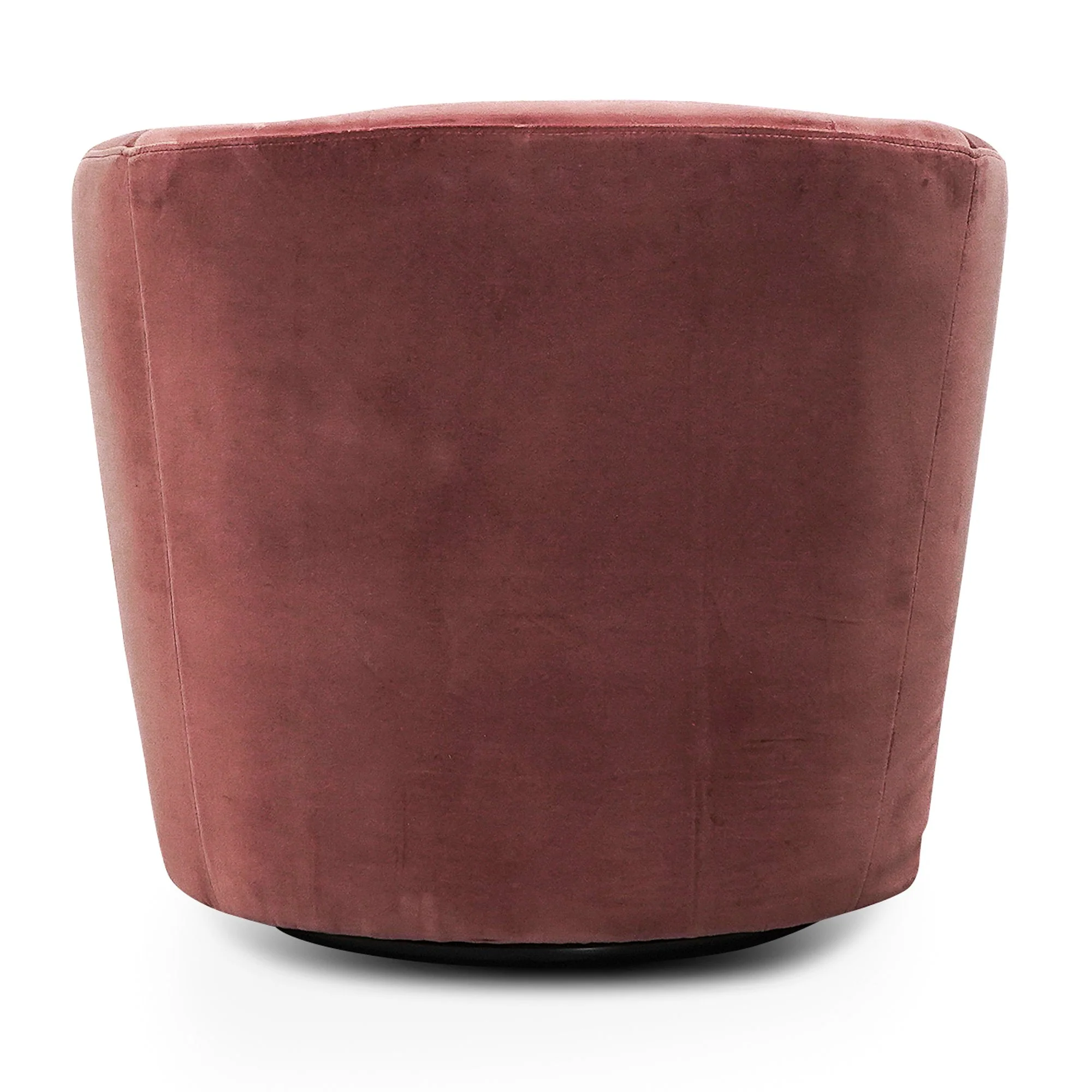 Donna Swivel Lounge Chair - Blood Orange Velvet - Image 6