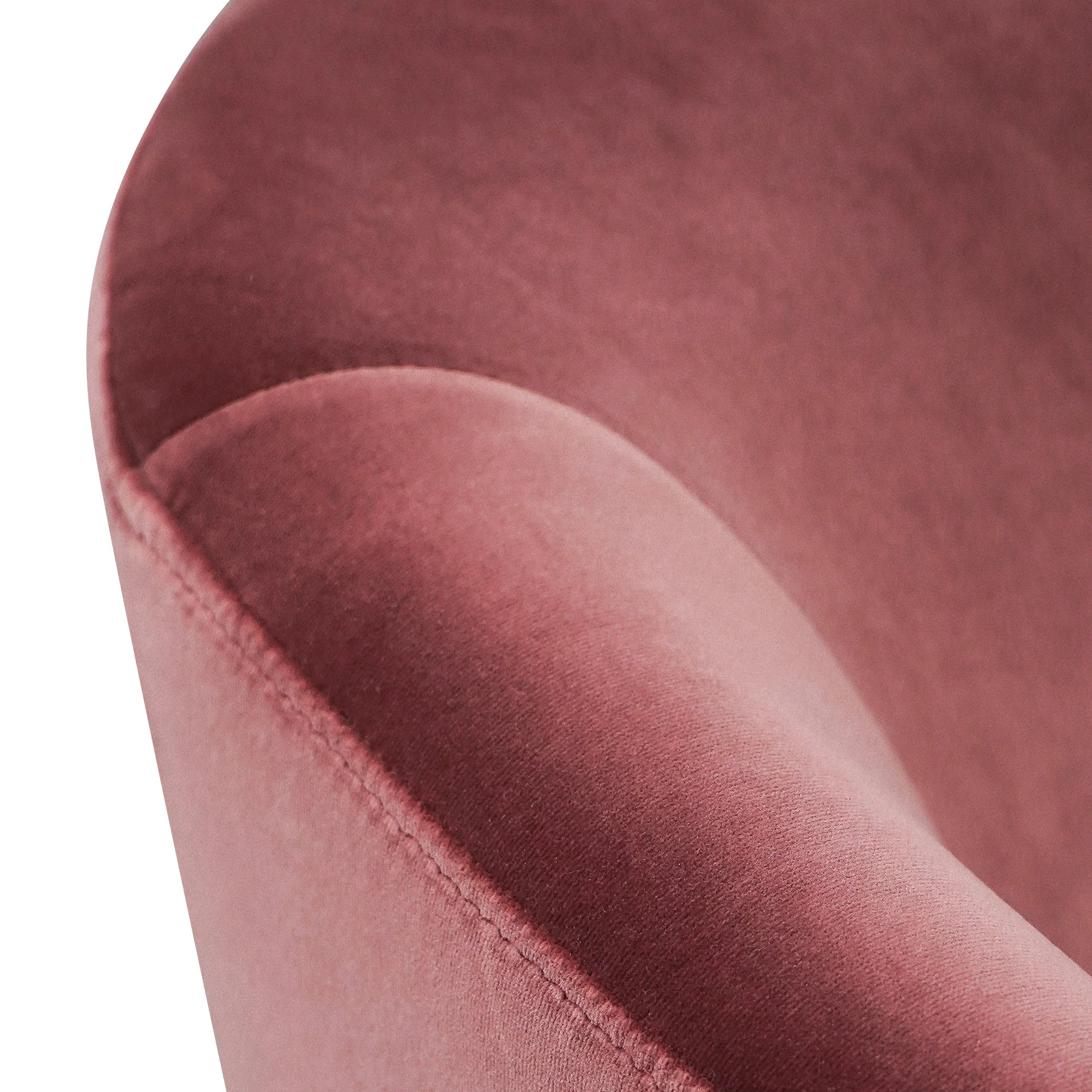 Donna Swivel Lounge Chair - Blood Orange Velvet - Image 9