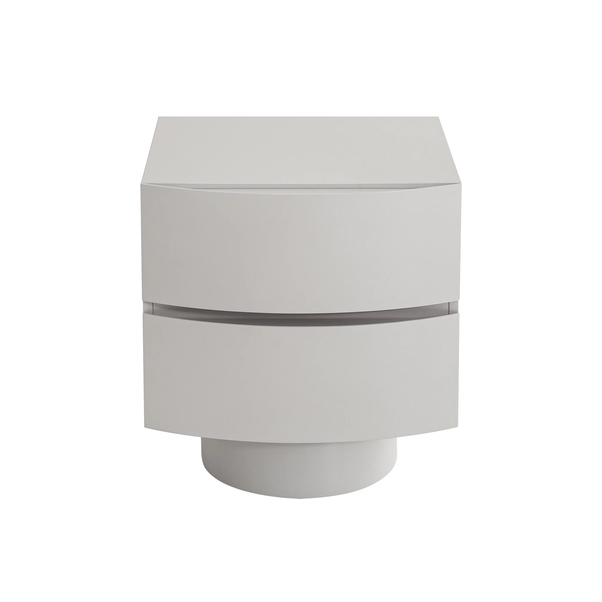 Dorit Bedside Table - Warm Grey - Image 2