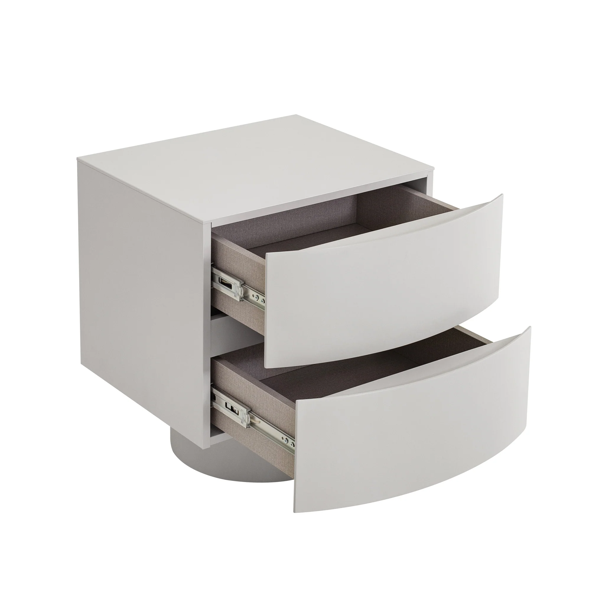 Dorit Bedside Table - Warm Grey - Image 5
