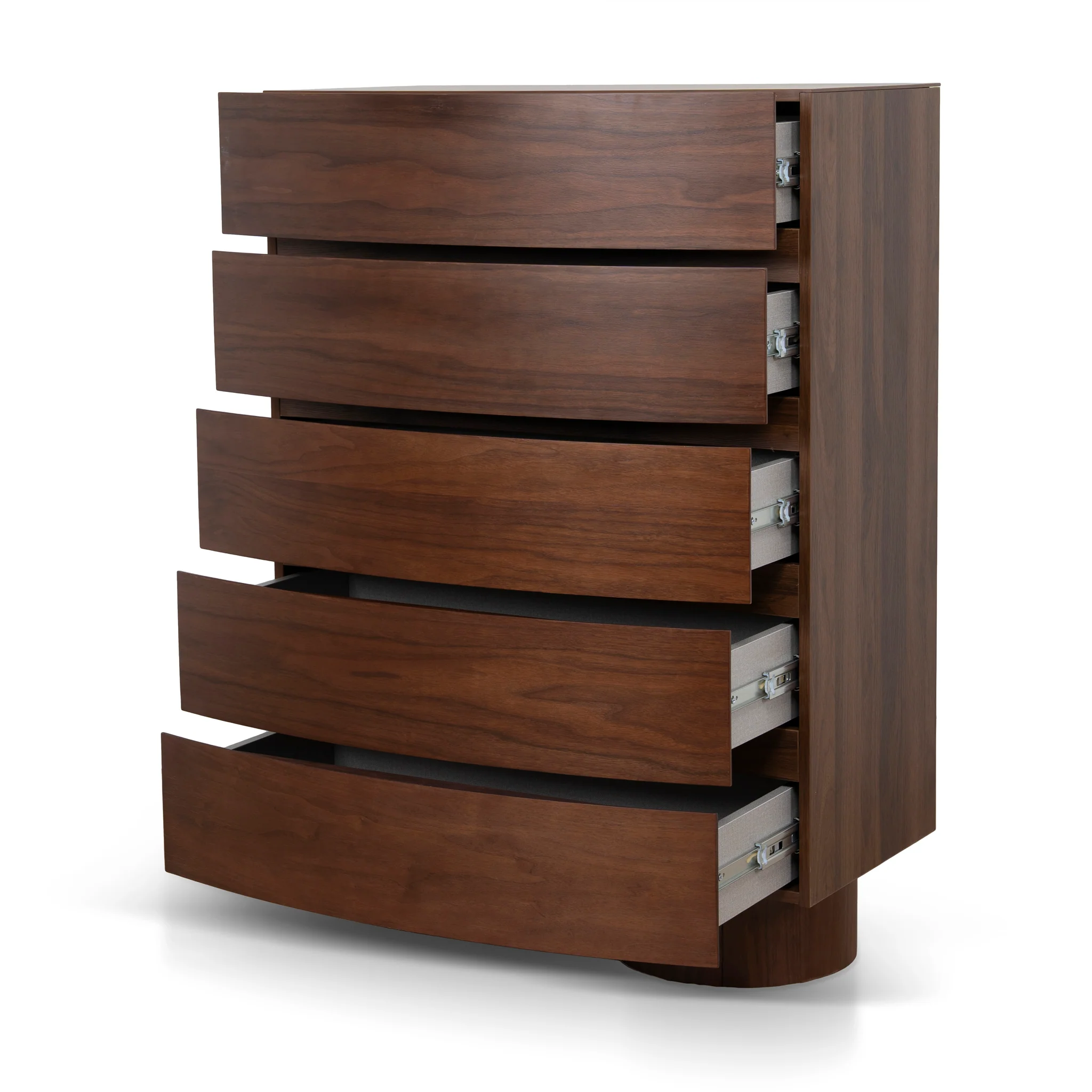 Dorit Tallboy Drawer Chest - Walnut - Image 3