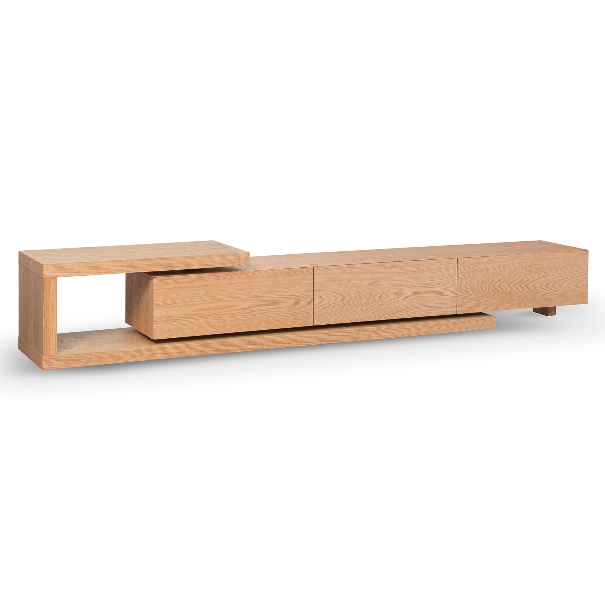 Dwell Extendable TV Entertainment Unit - Natural - Image 3