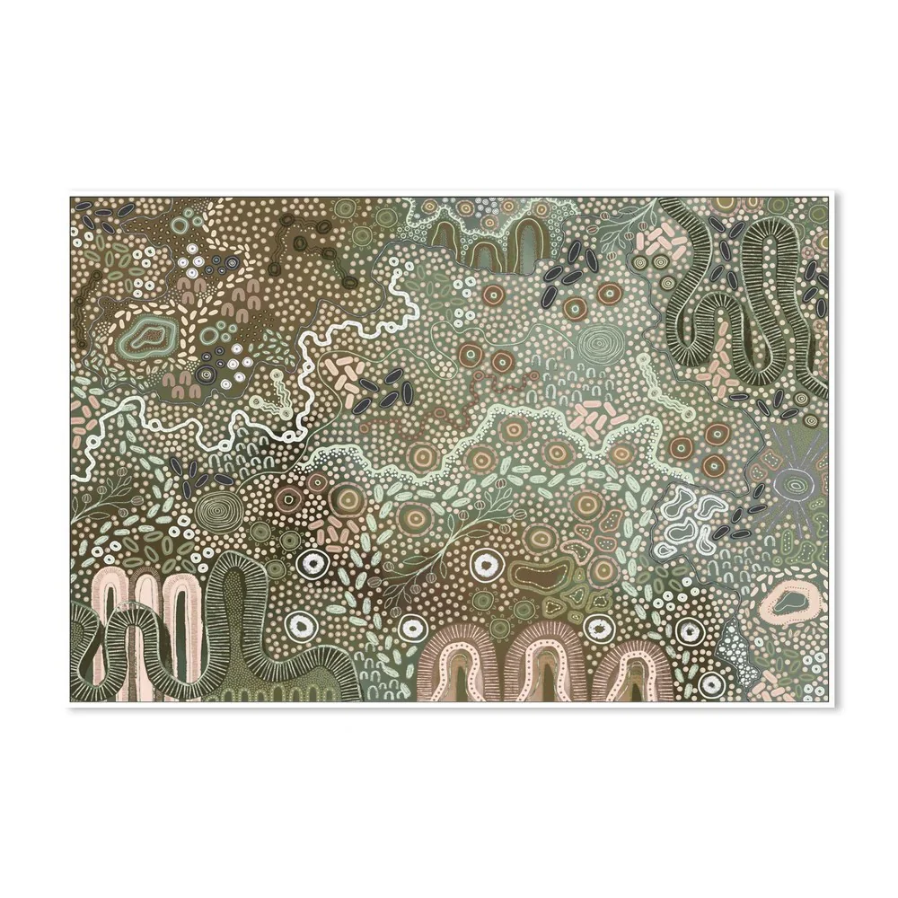 Earth's Gathering, Green Tones, By Tulearah Shield - Image 3