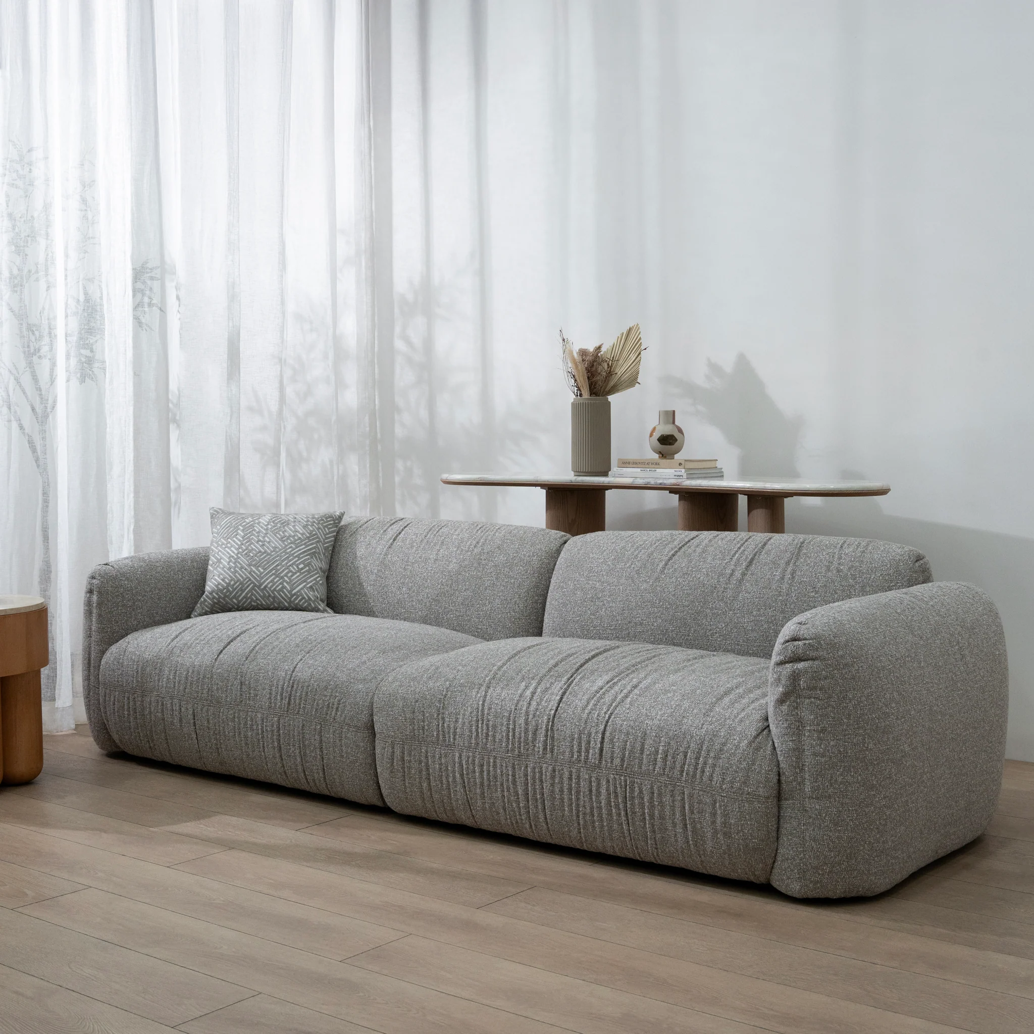 Elowen 3 Seater Sofa - Hazel Beige - Image 3