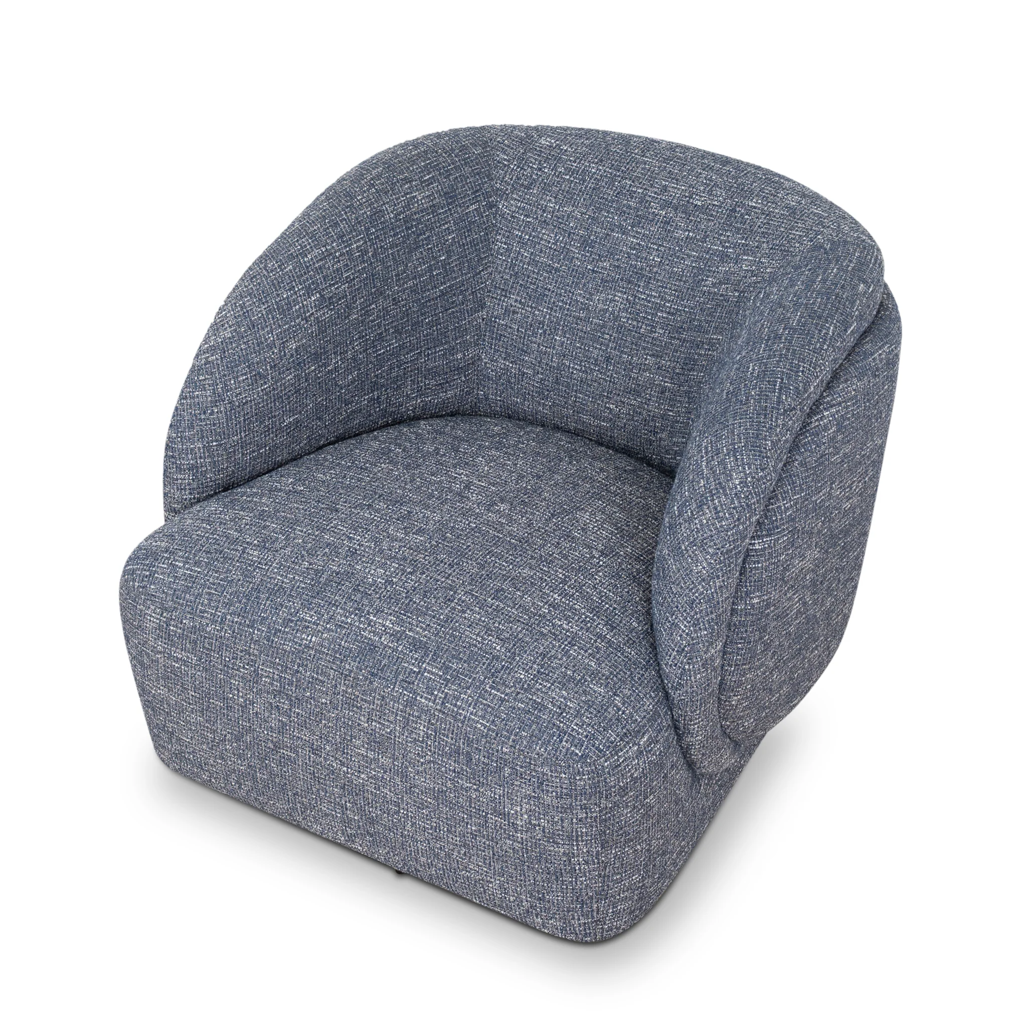 Jensen Swivel Armchair - Prussian Blue - Image 6