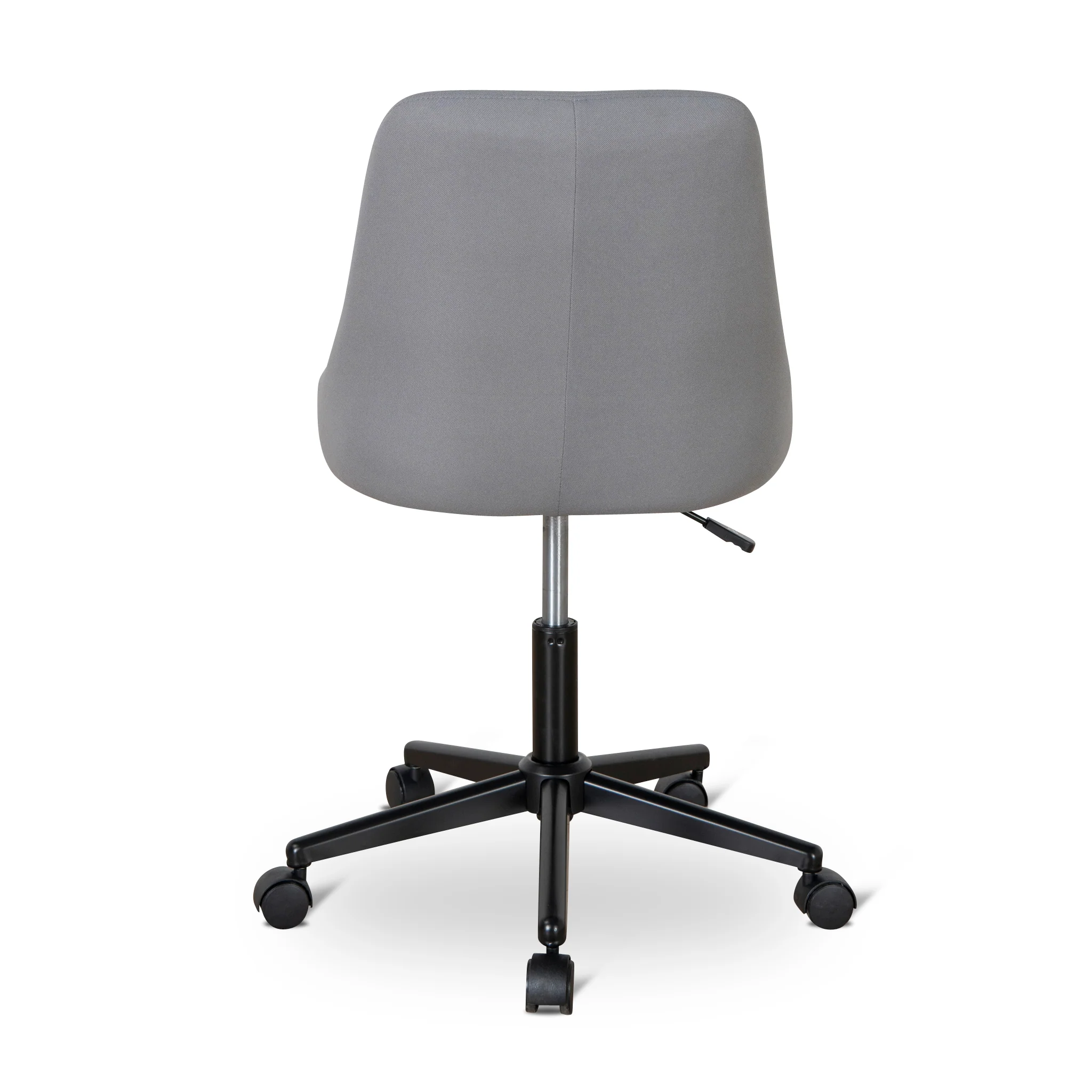 Ernesto Grey Fabric Office Chair - Black Base - Image 5