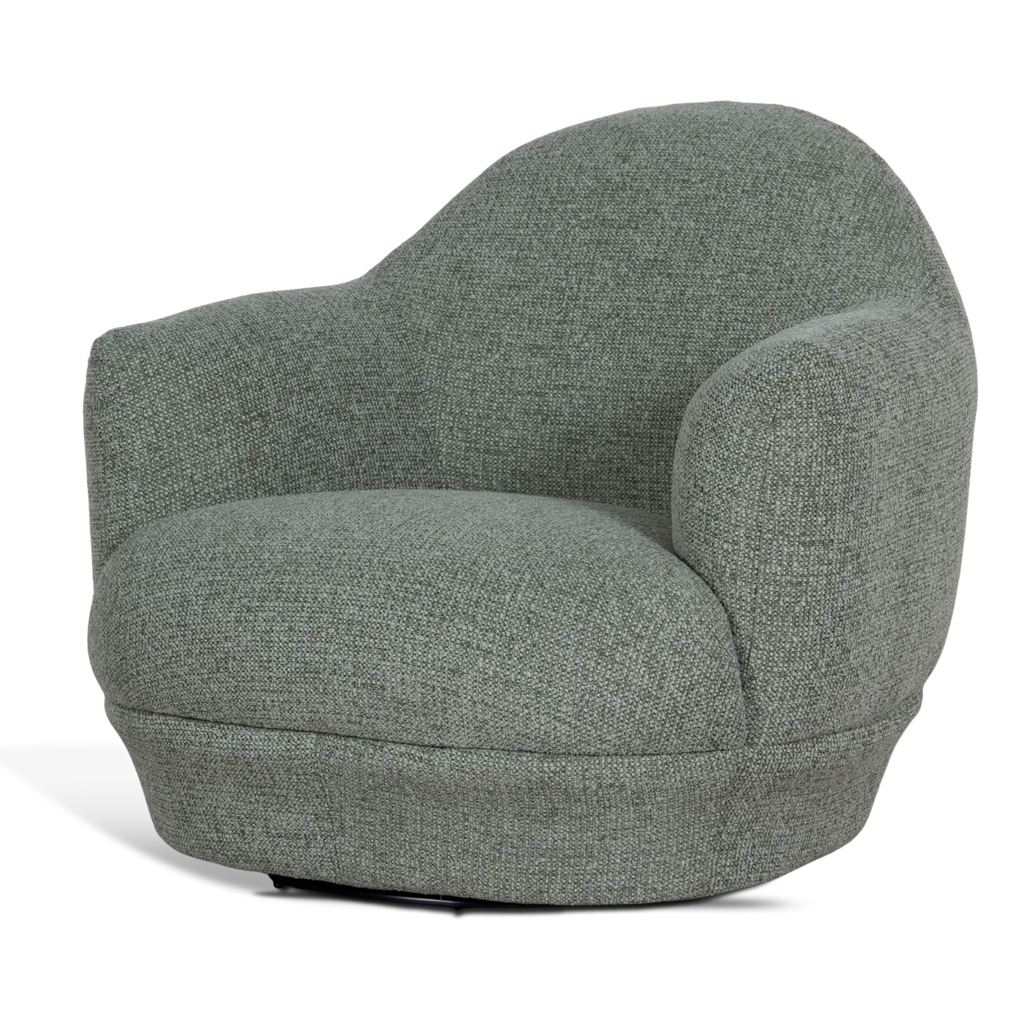 Esmora Swivel Armchair - Coral Light Green