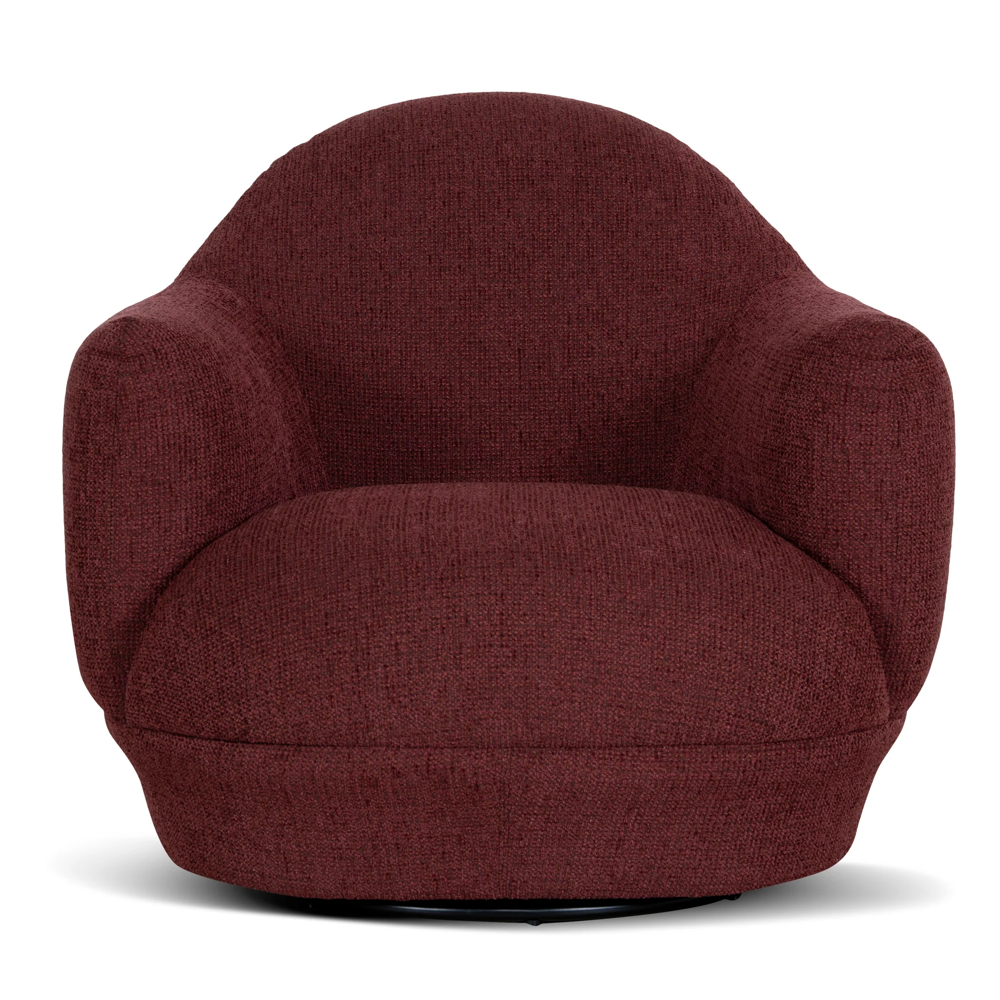 Esmora Swivel Armchair - Rustic Red - Image 4