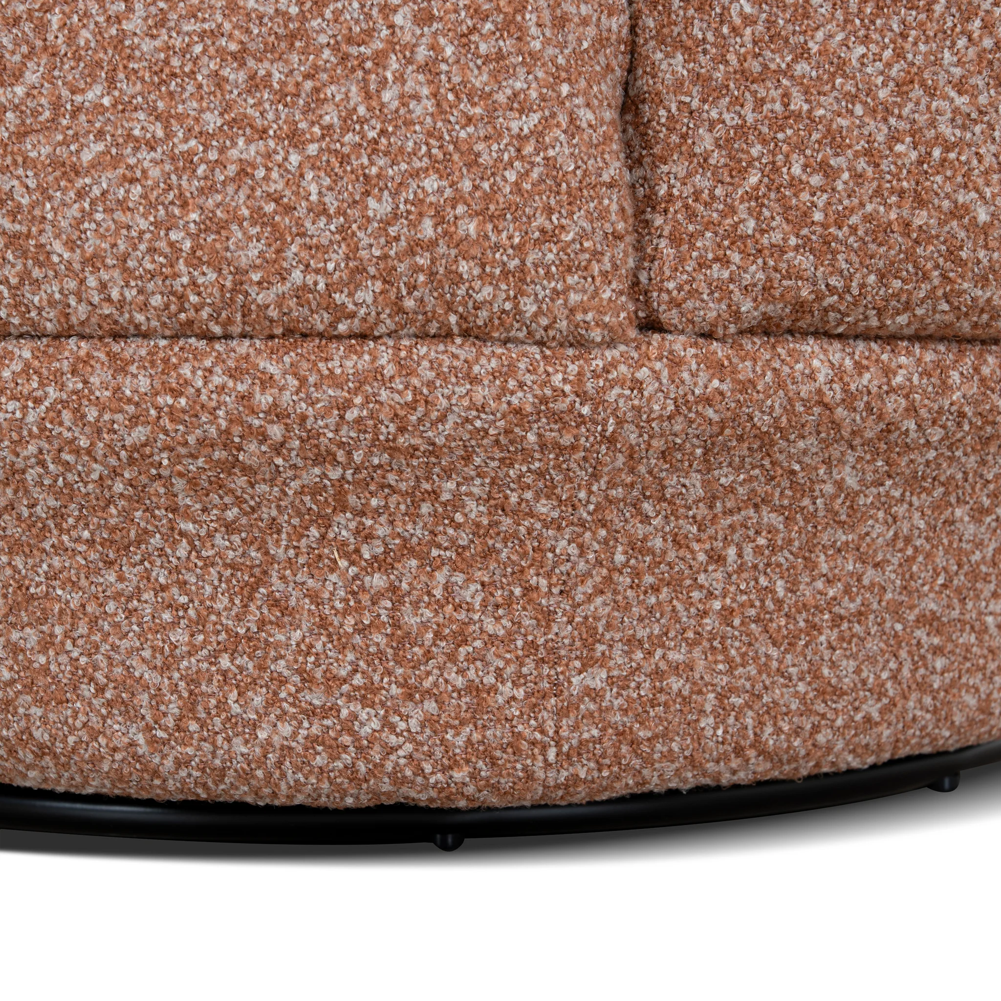 Esmora Swivel Armchair - Terracotta Brown - Image 15