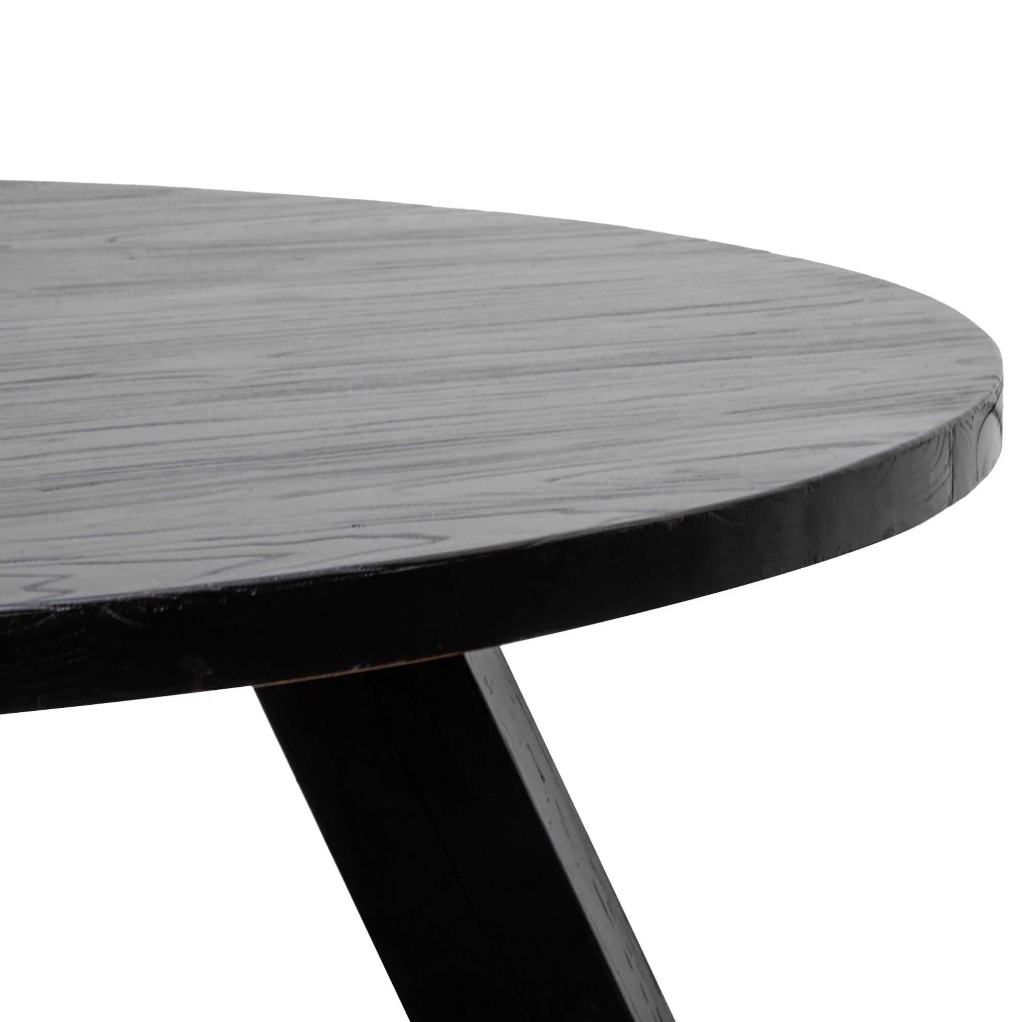 Ethan Round Dining Table - Full Black - Image 3