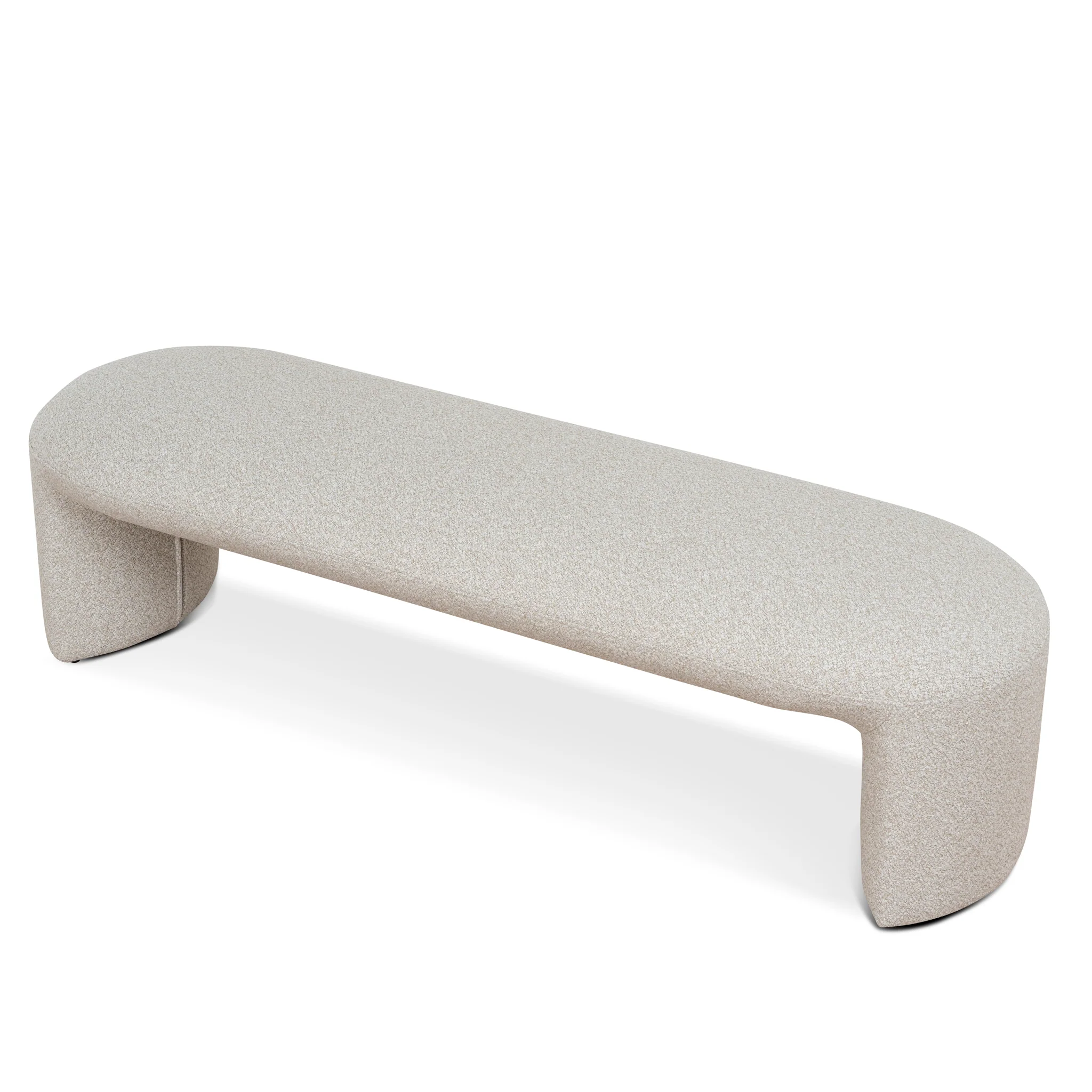 Everet 1.5m Long Ottoman Bench - Cream Beige - Image 3