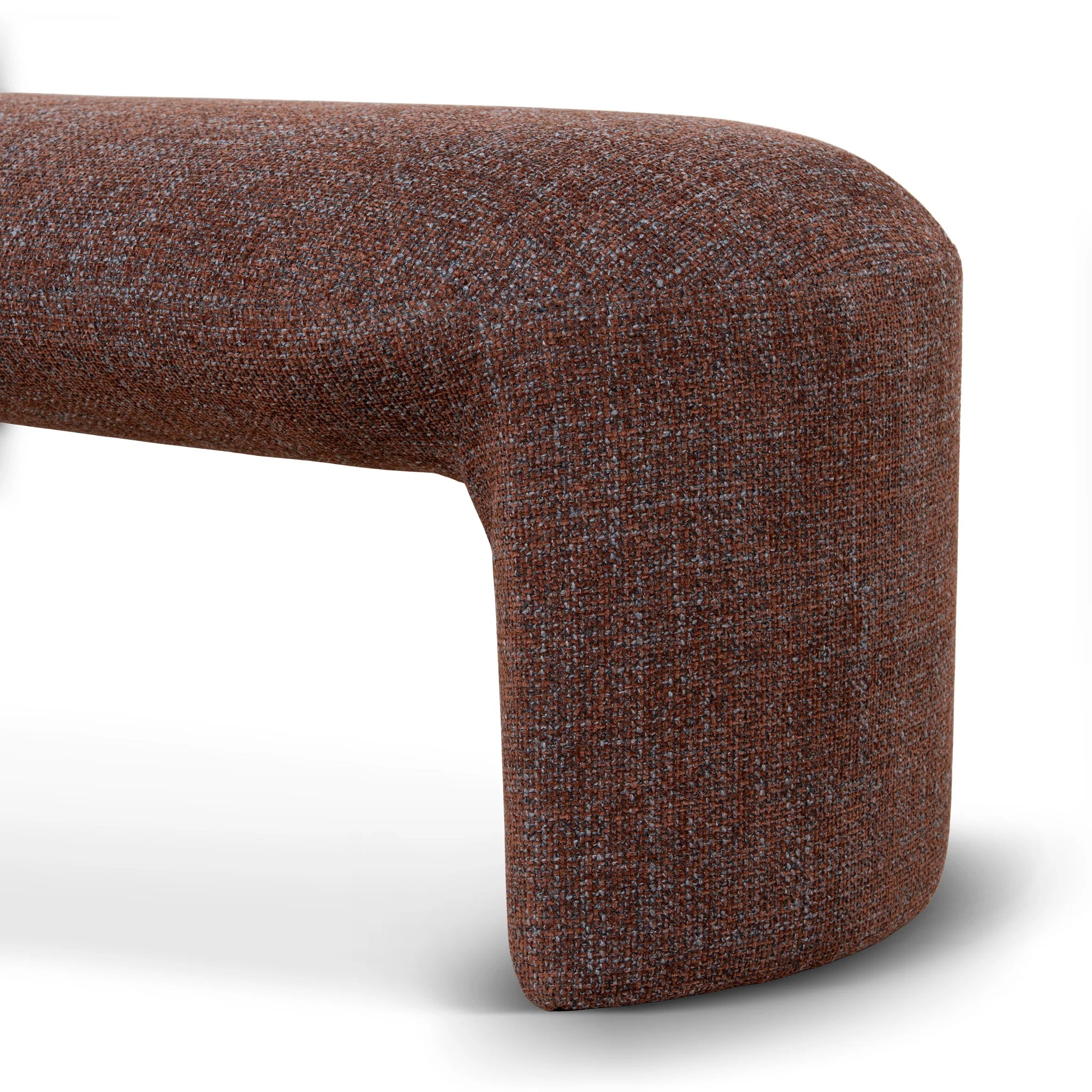 Everet 1.5m Long Ottoman Bench - Moss Brown - Image 9