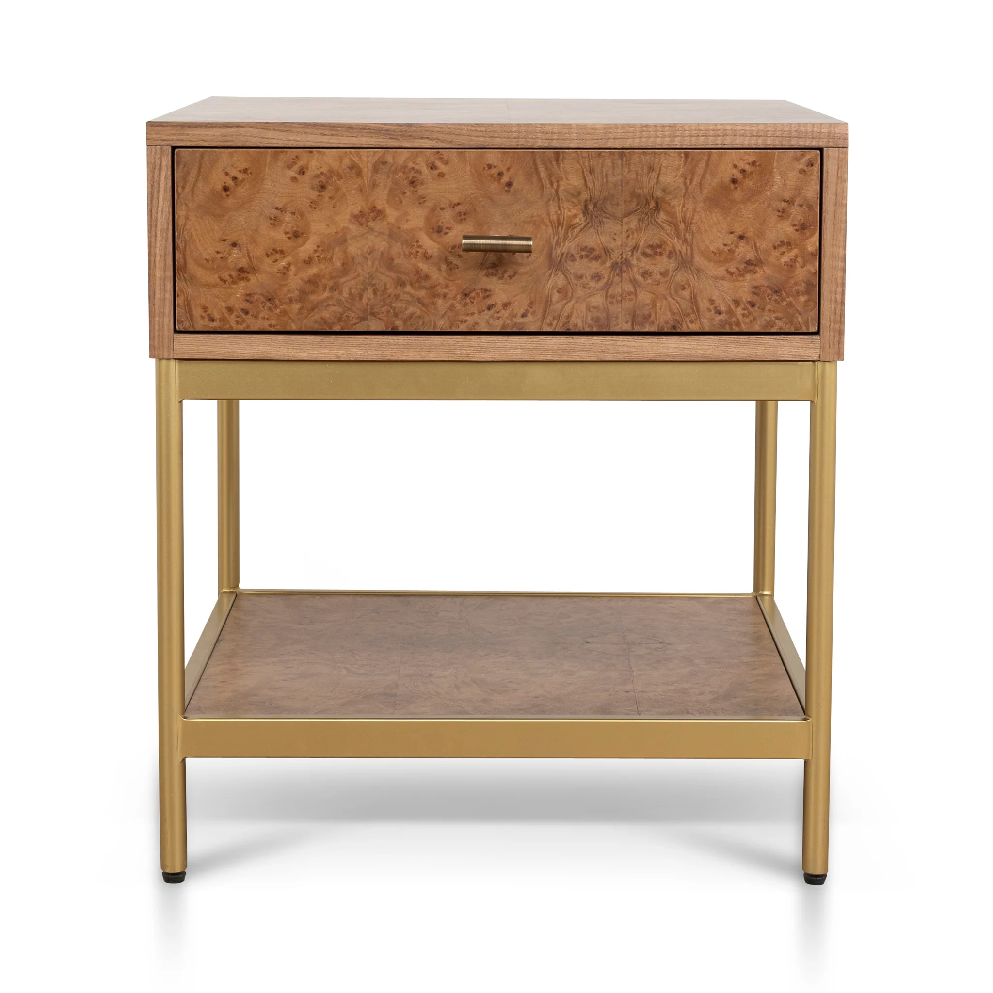 Evermore 50cm Square Bedside Table - Natural - Image 2
