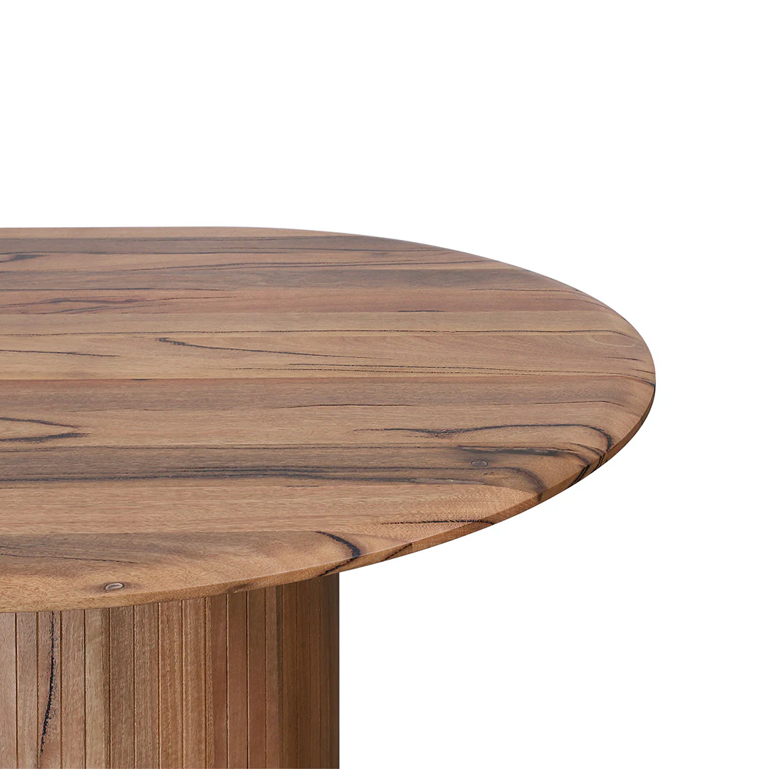 Adsila 2.4m Oval Dining Table - Marri Natural - Image 9